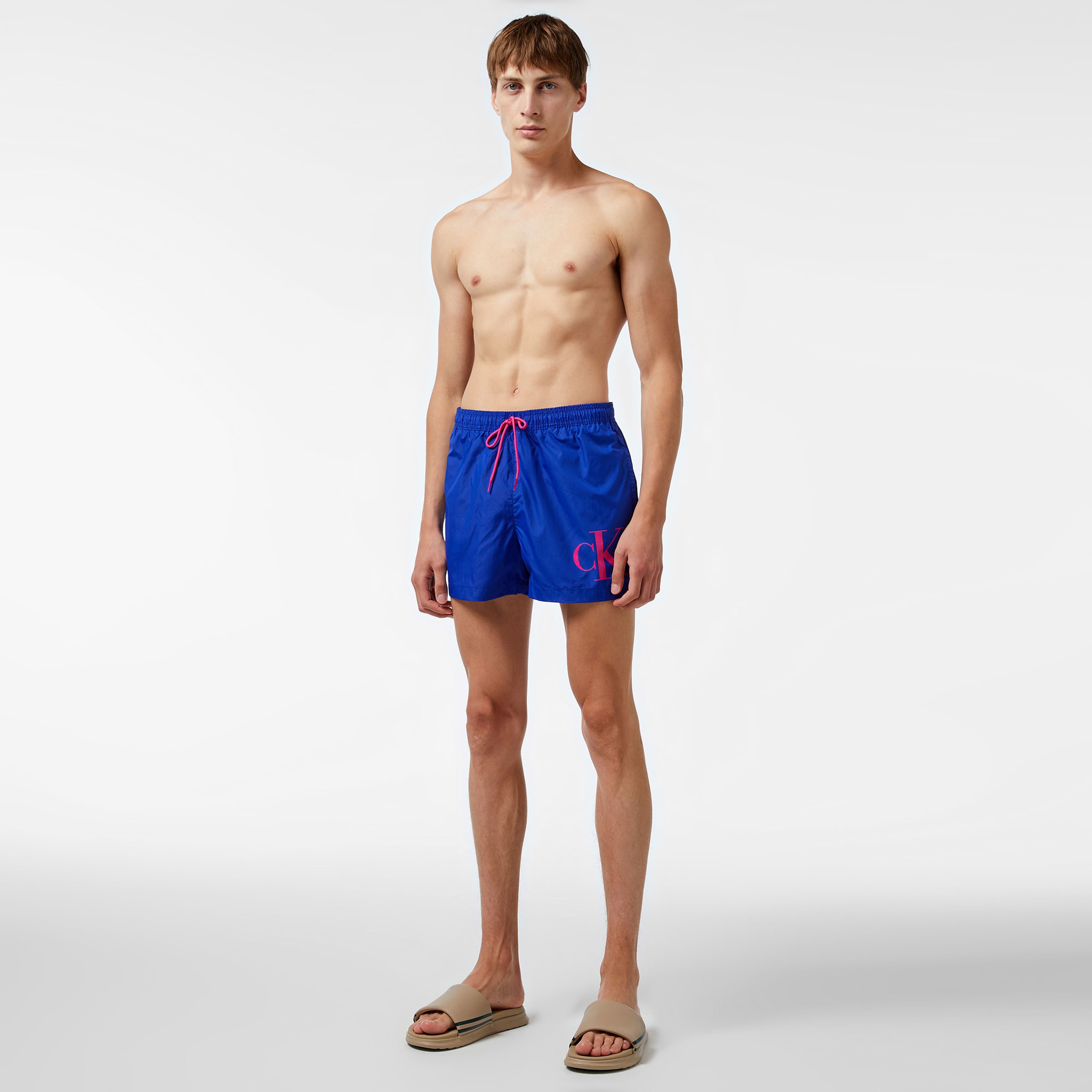 Calvin Klein Erkek Mavi Mayo Şort