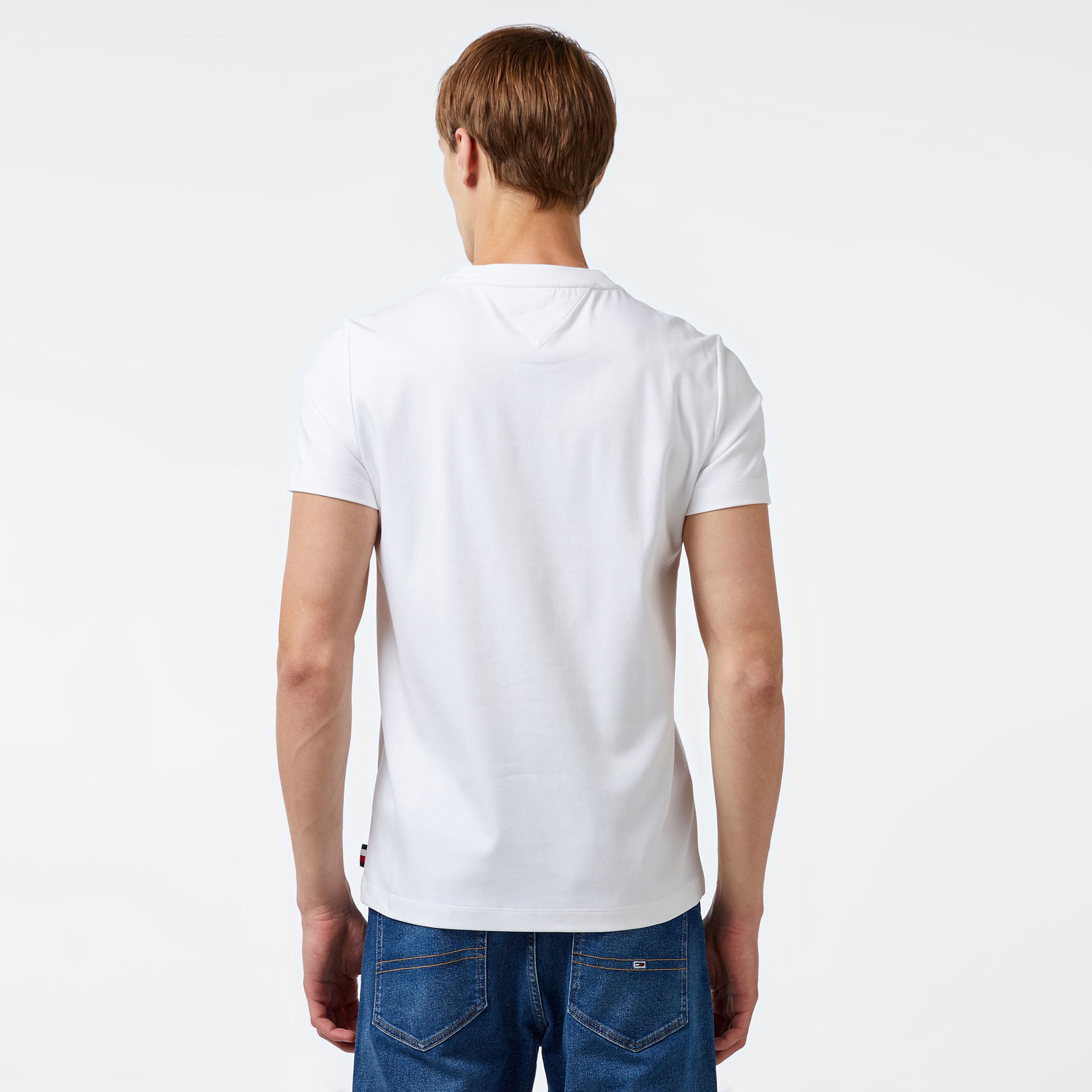 Tommy Hilfiger Erkek Beyaz Tshirt