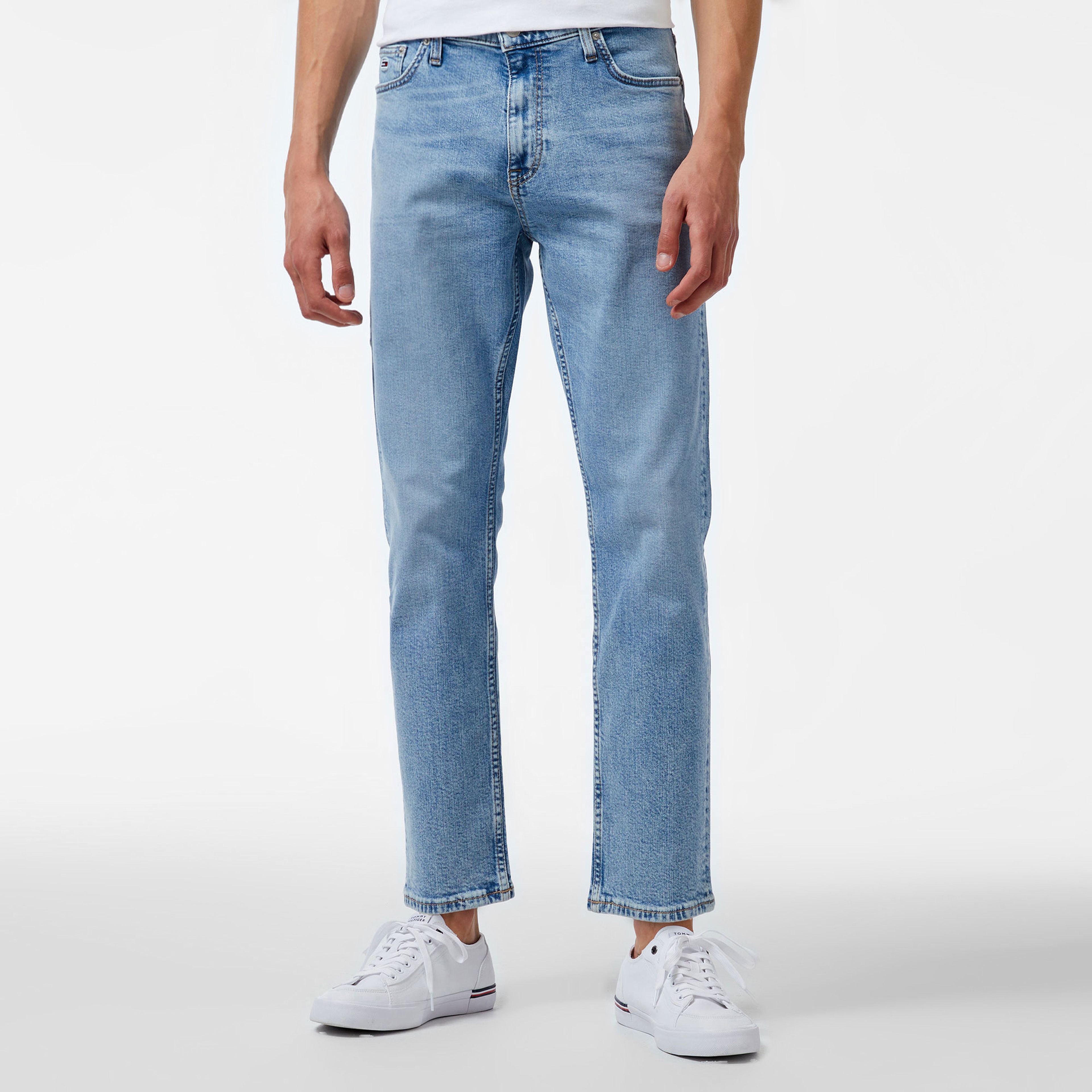 Tommy Hilfiger Erkek Mavi Pantolon