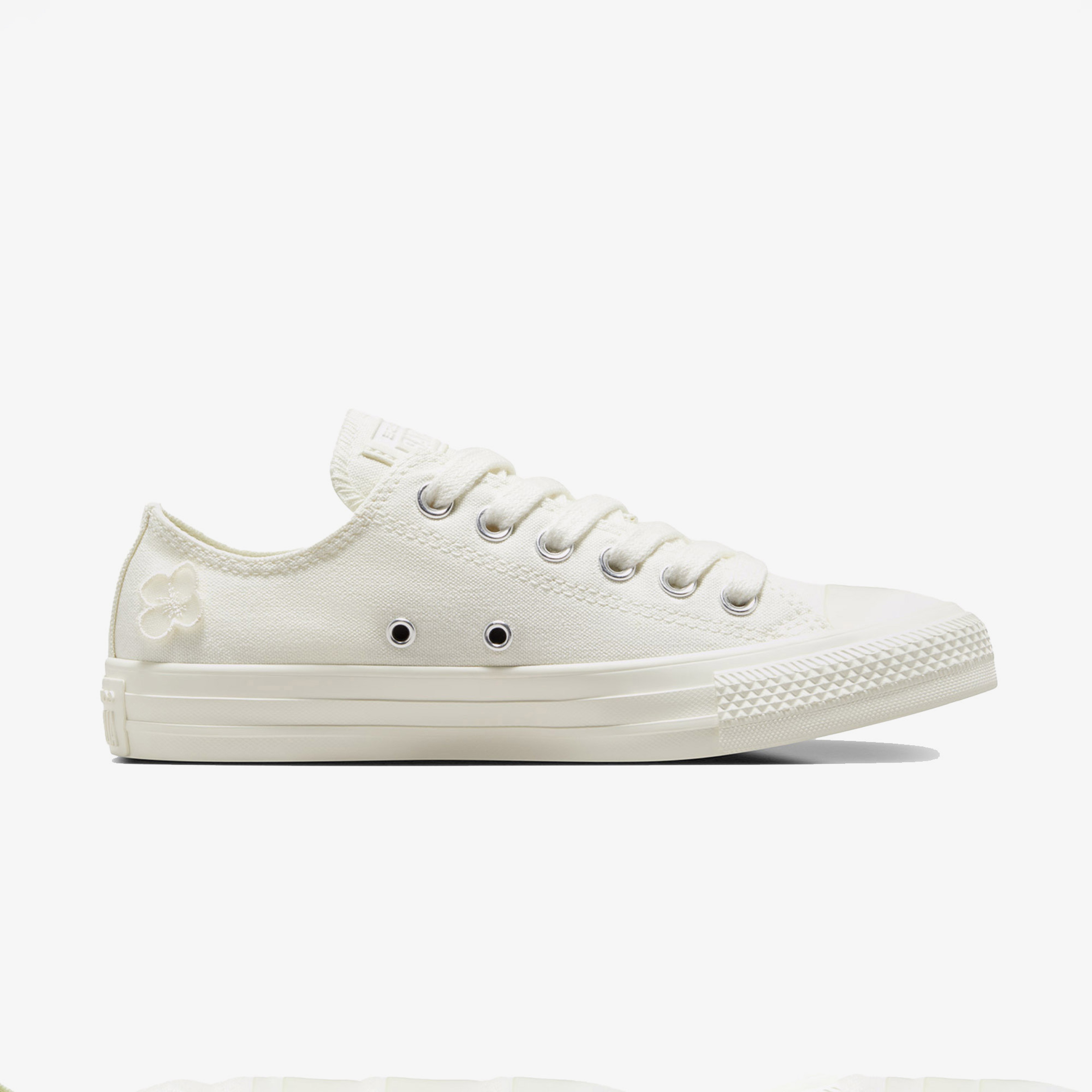 Converse Chuck Taylor All Star 3D Flowers Kadın Krem Sneaker