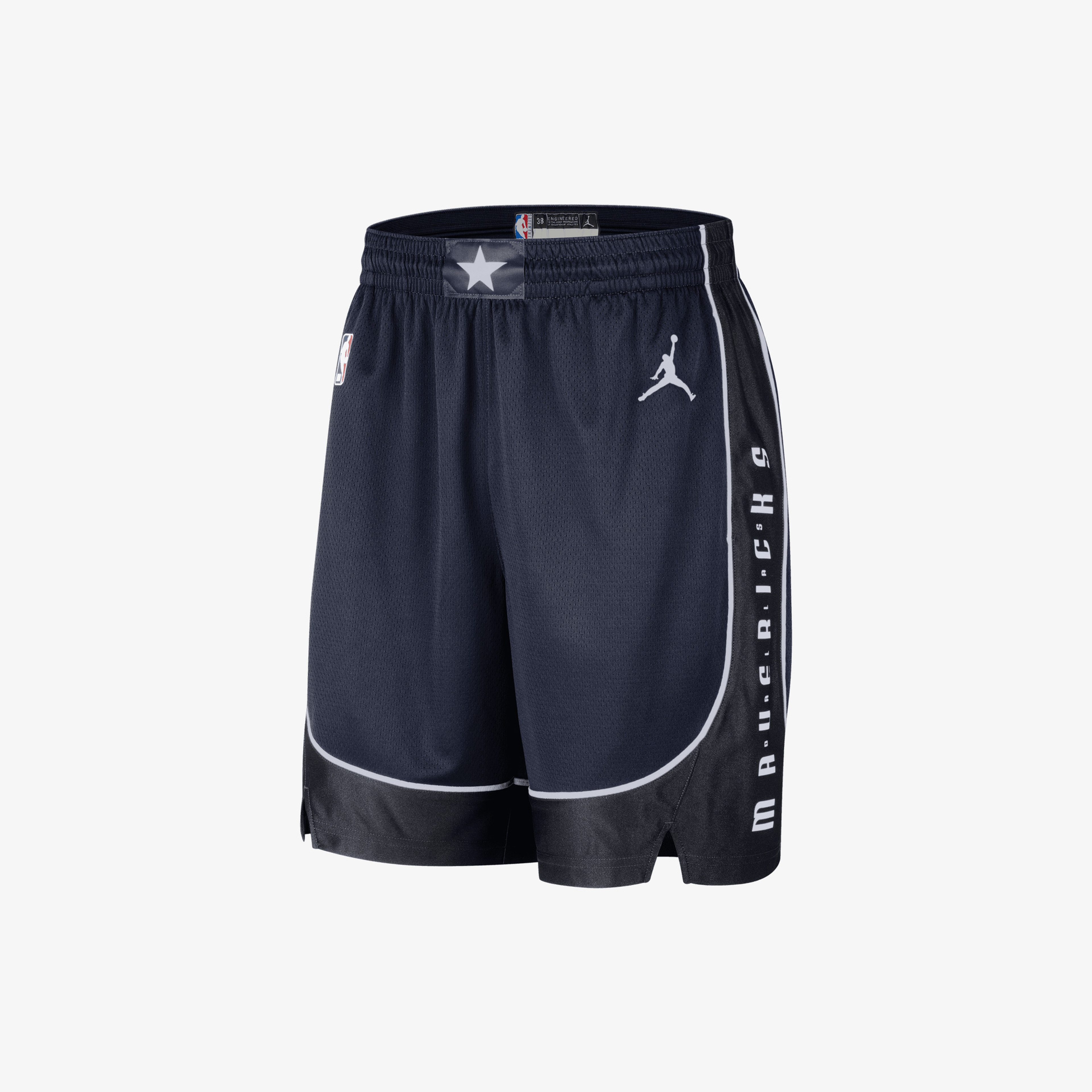 Nike Dallas Mavericks Erkek Mavi Basketbol Şortu