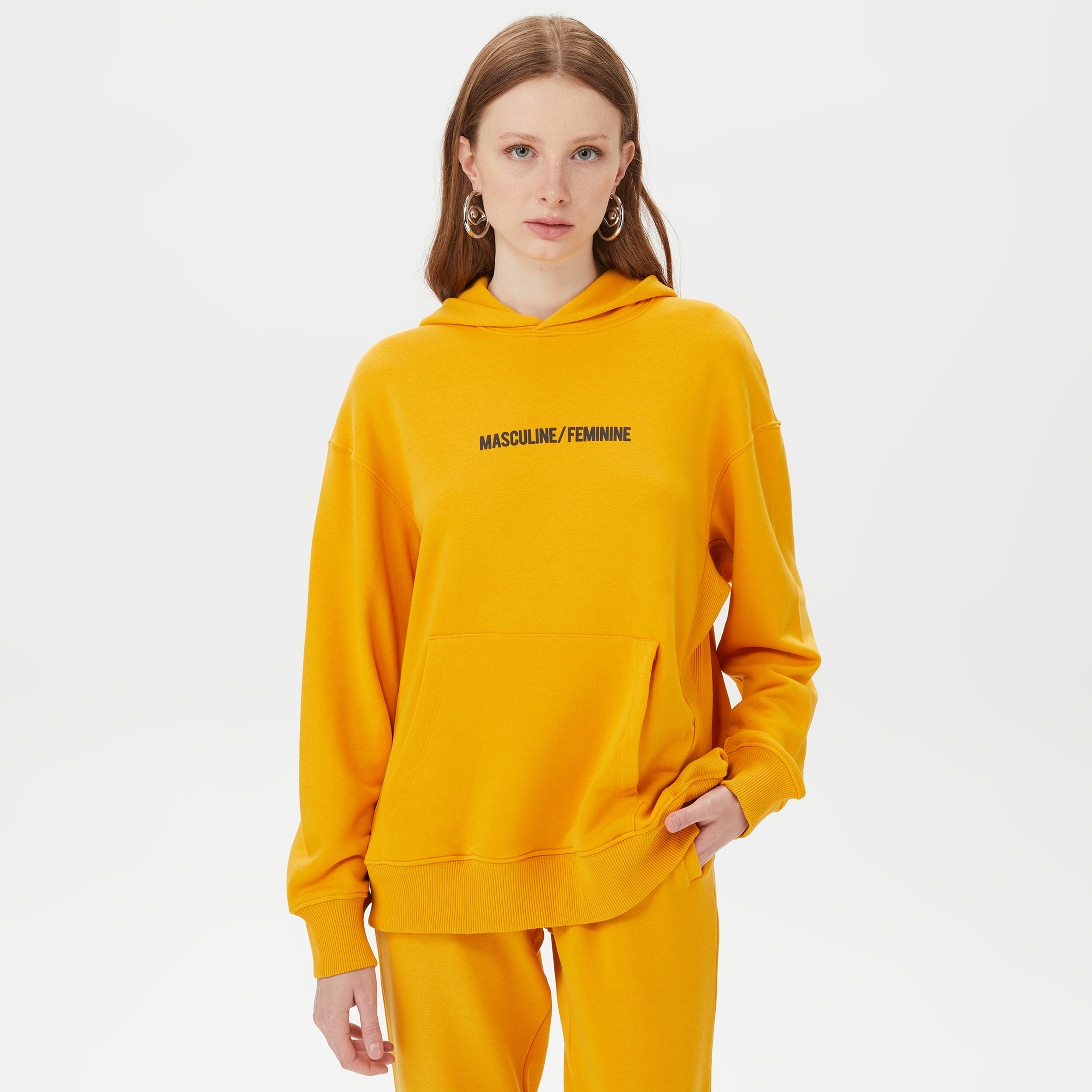 Sorbe Kadın Turuncu Sweatshirt