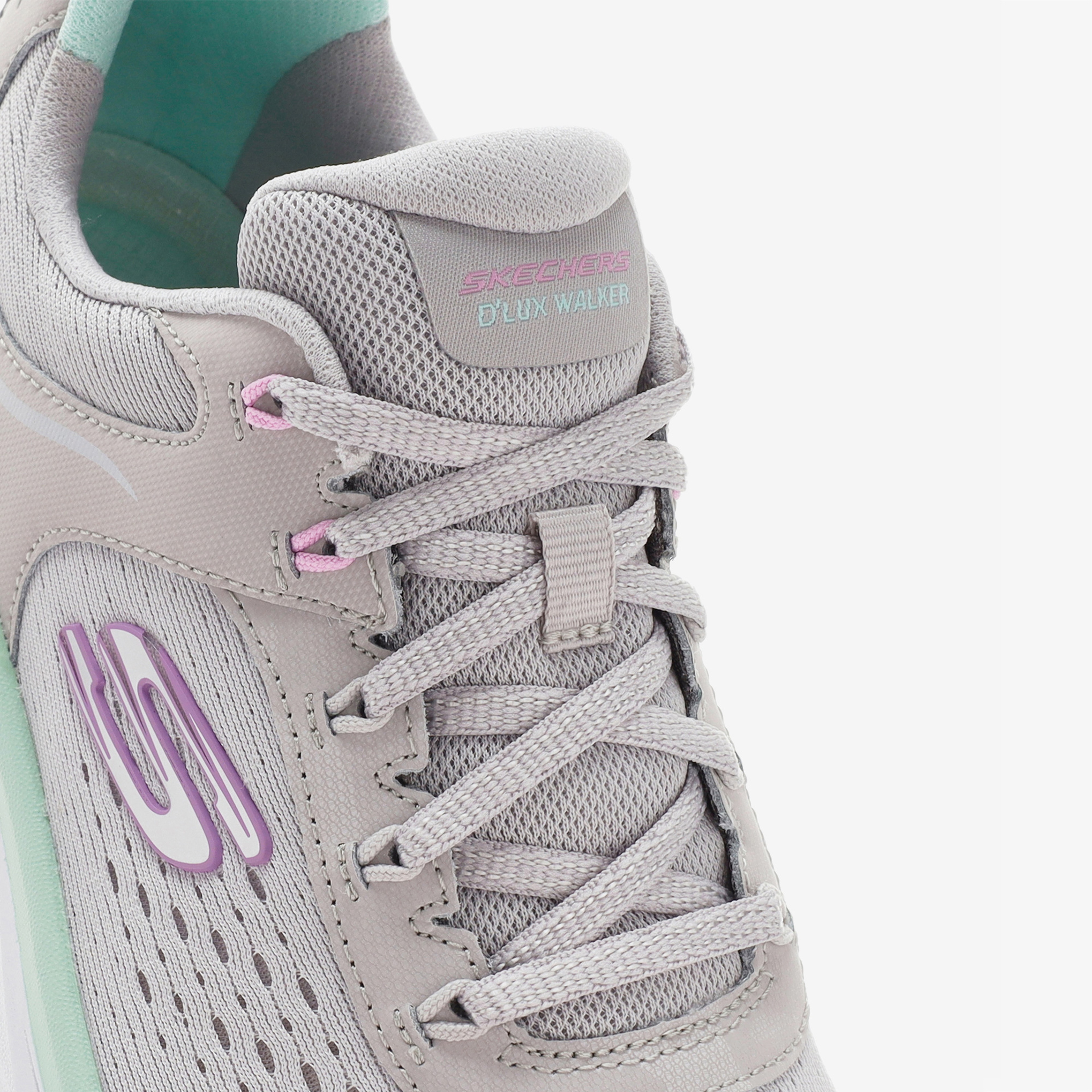 Skechers D'Lux Walker 2.0 Daisy Doll Kadın Gri Spor Ayakkabı