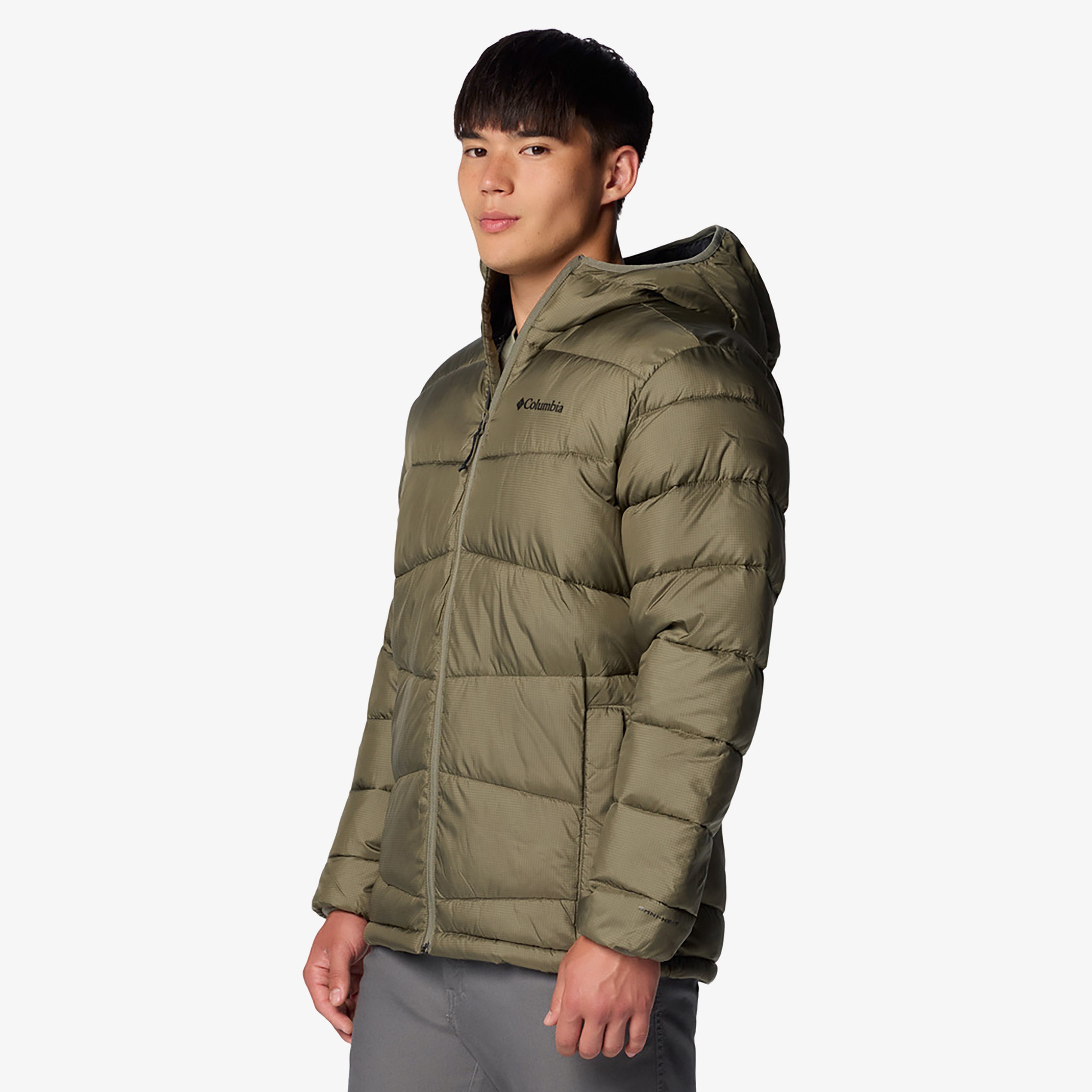 Columbia Fivemile Butte Hooded Erkek Yeşil Mont