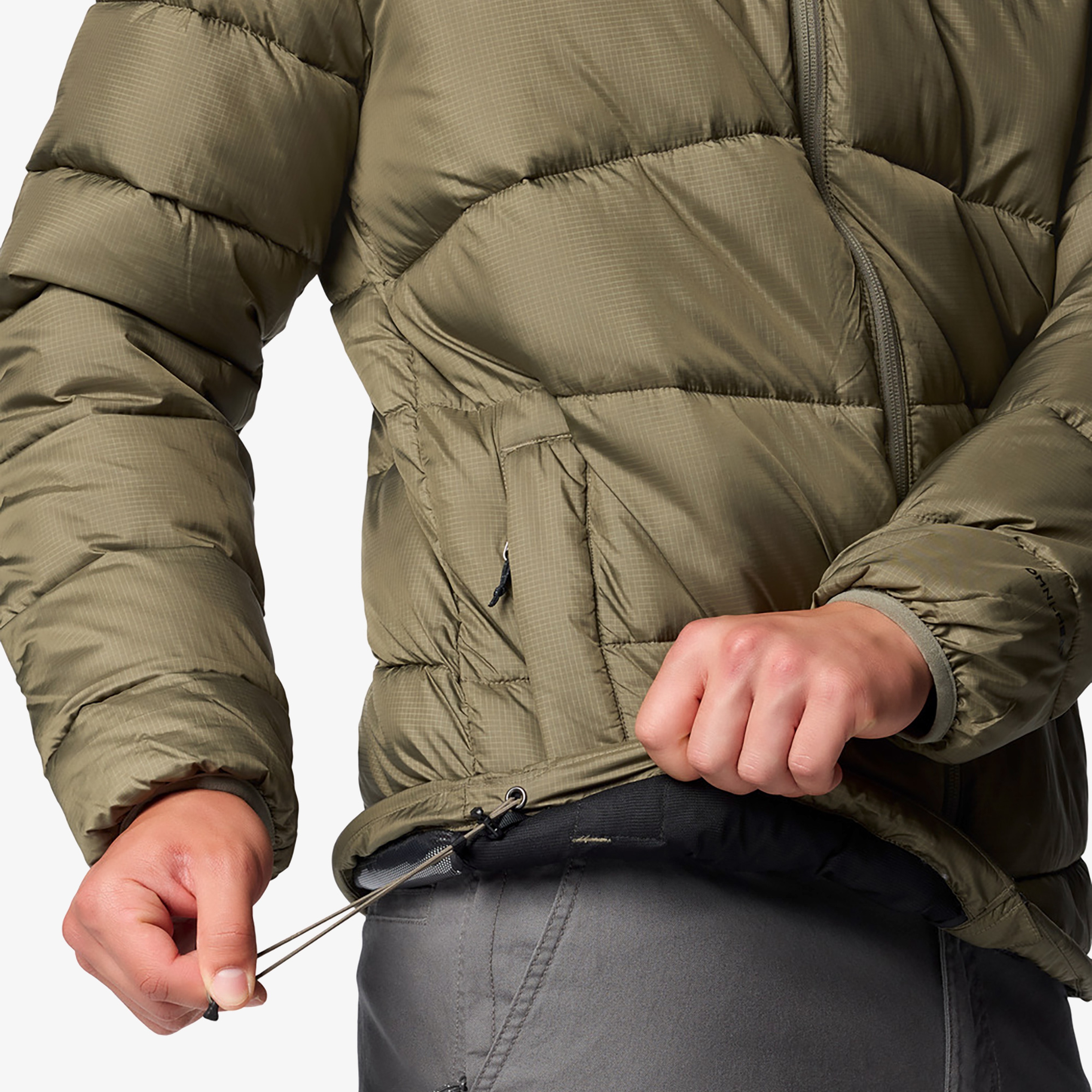 Columbia Fivemile Butte Hooded Erkek Yeşil Mont