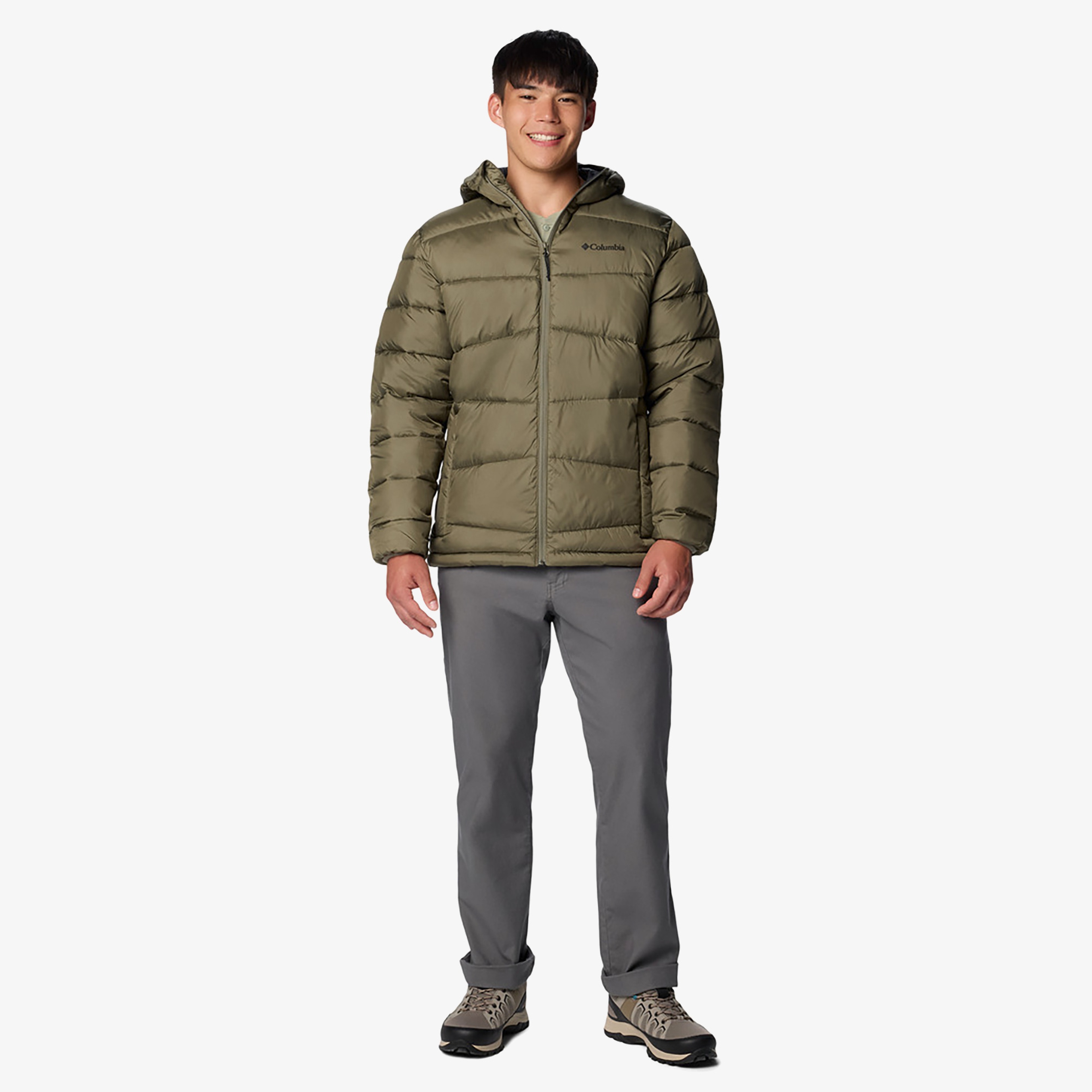 Columbia Fivemile Butte Hooded Erkek Yeşil Mont