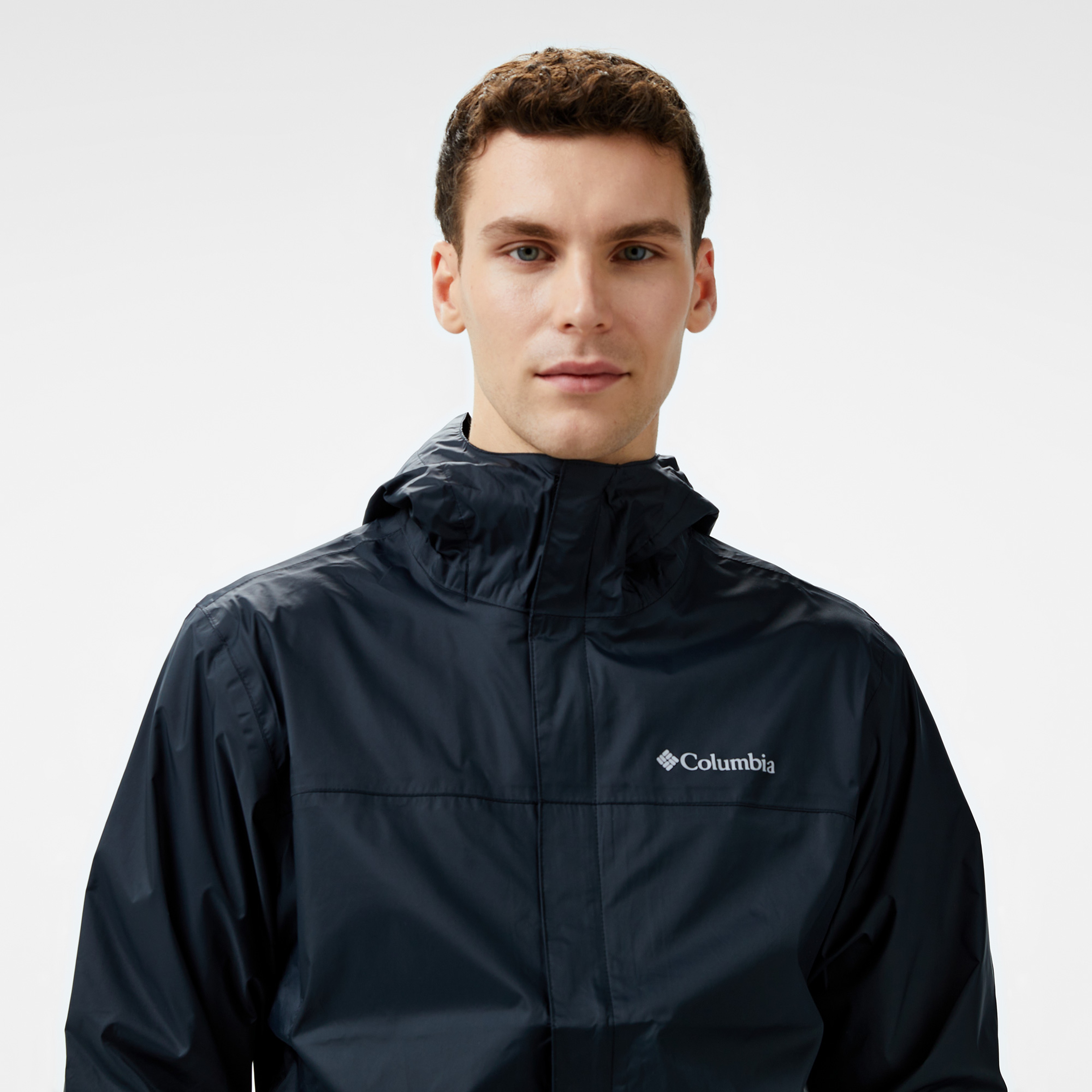 Columbia Watertight Erkek Gri Yağmurluk