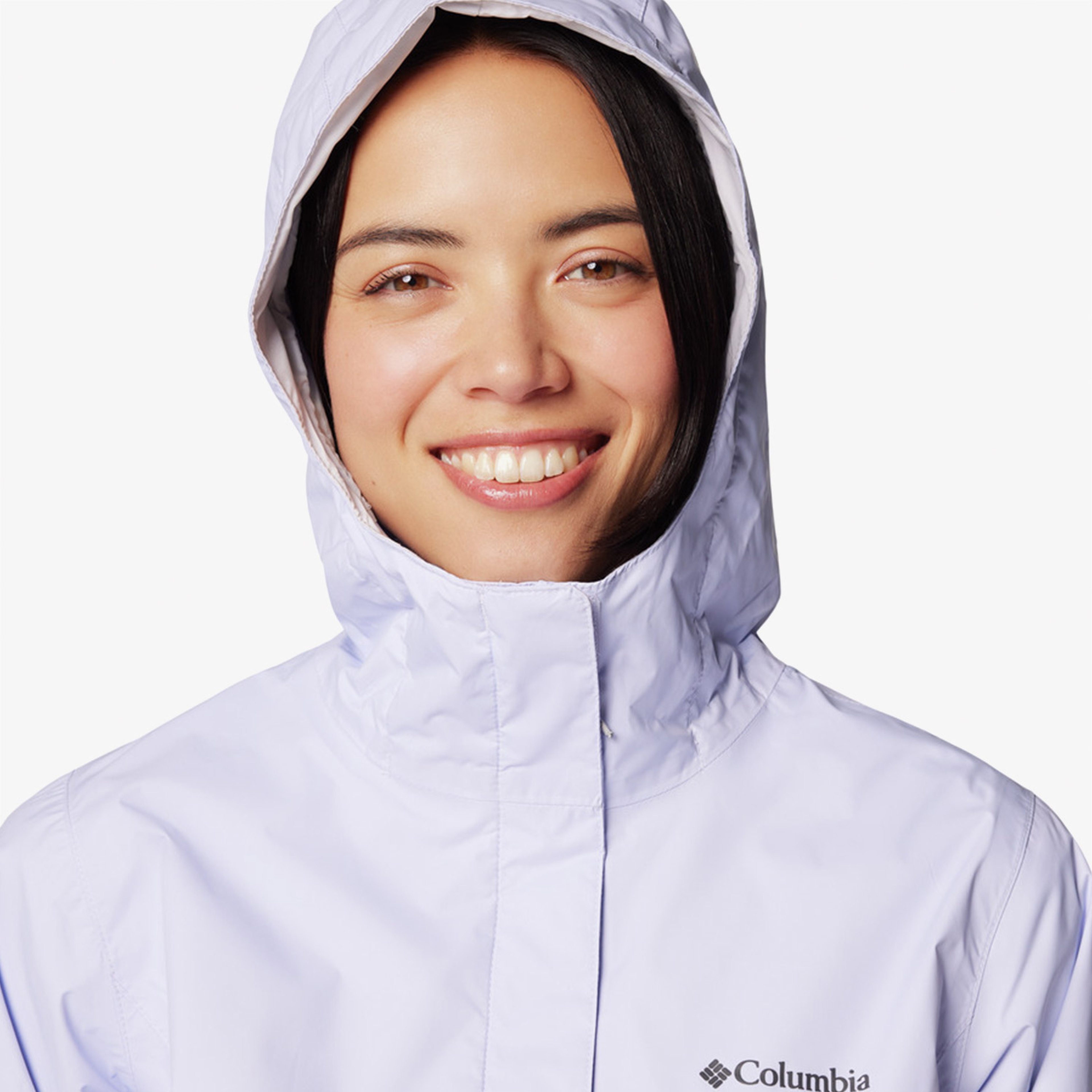 Columbia Arcadia Kadın Mor Yağmurluk