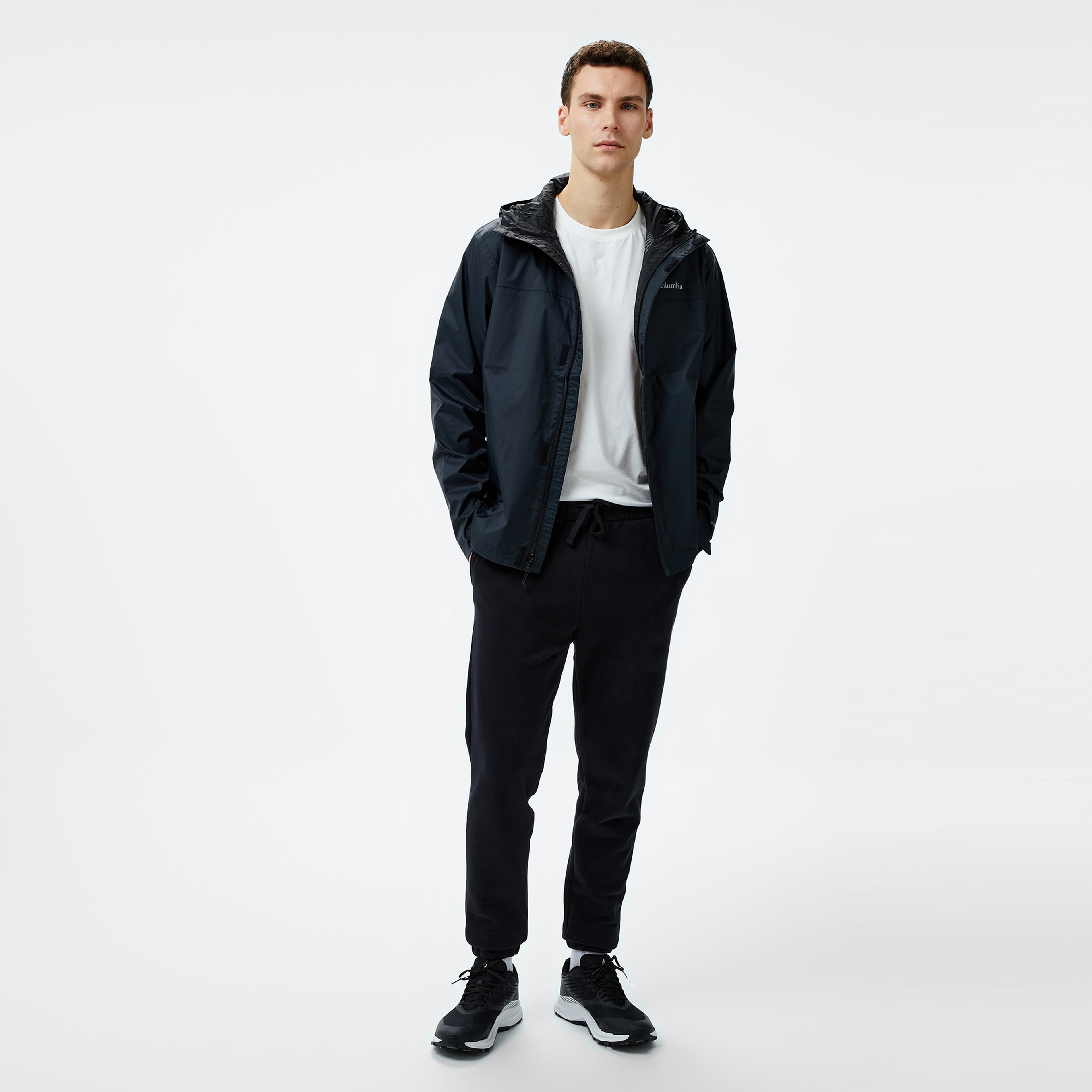 Columbia Watertight Erkek Gri Yağmurluk