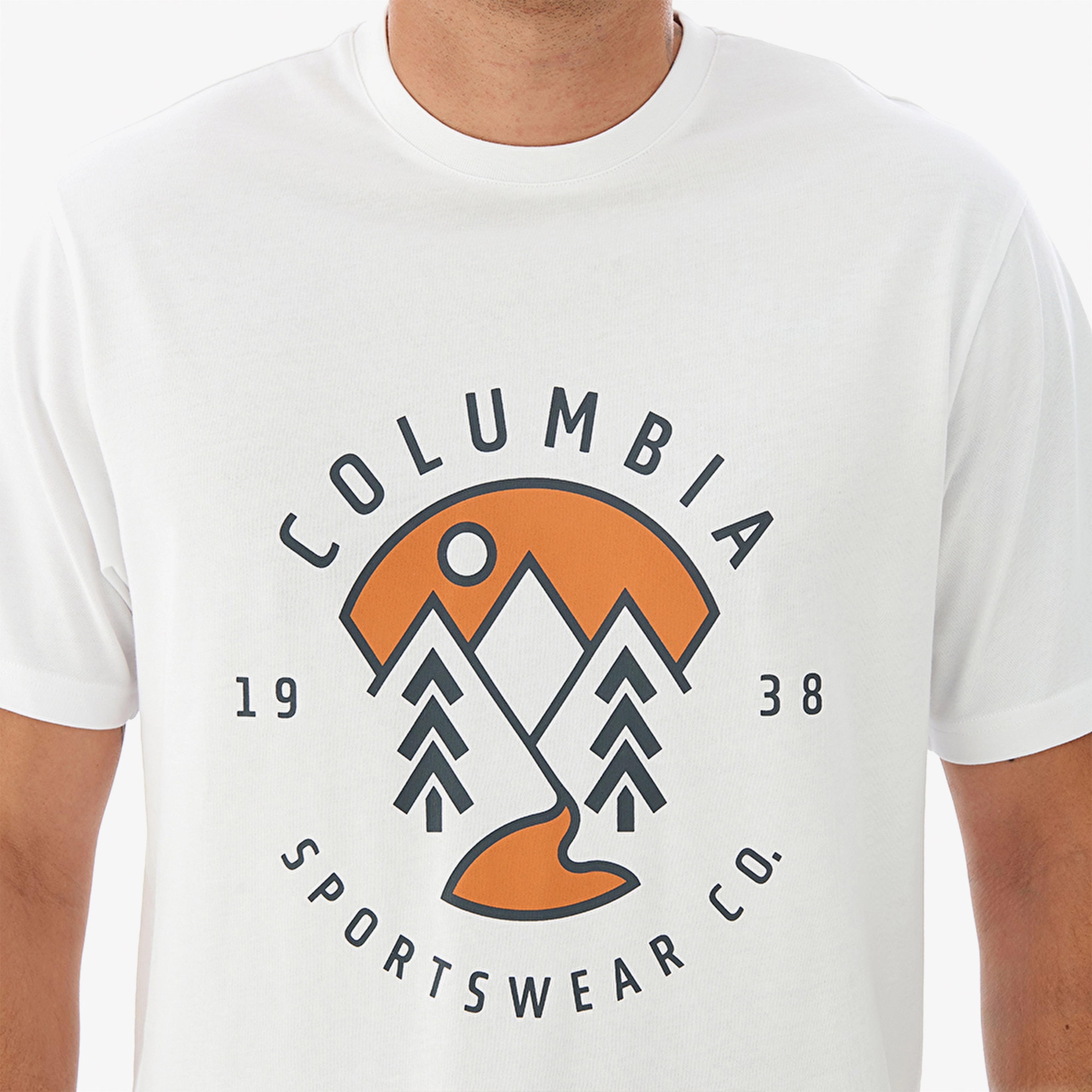 Columbia Erkek Beyaz T-Shirt