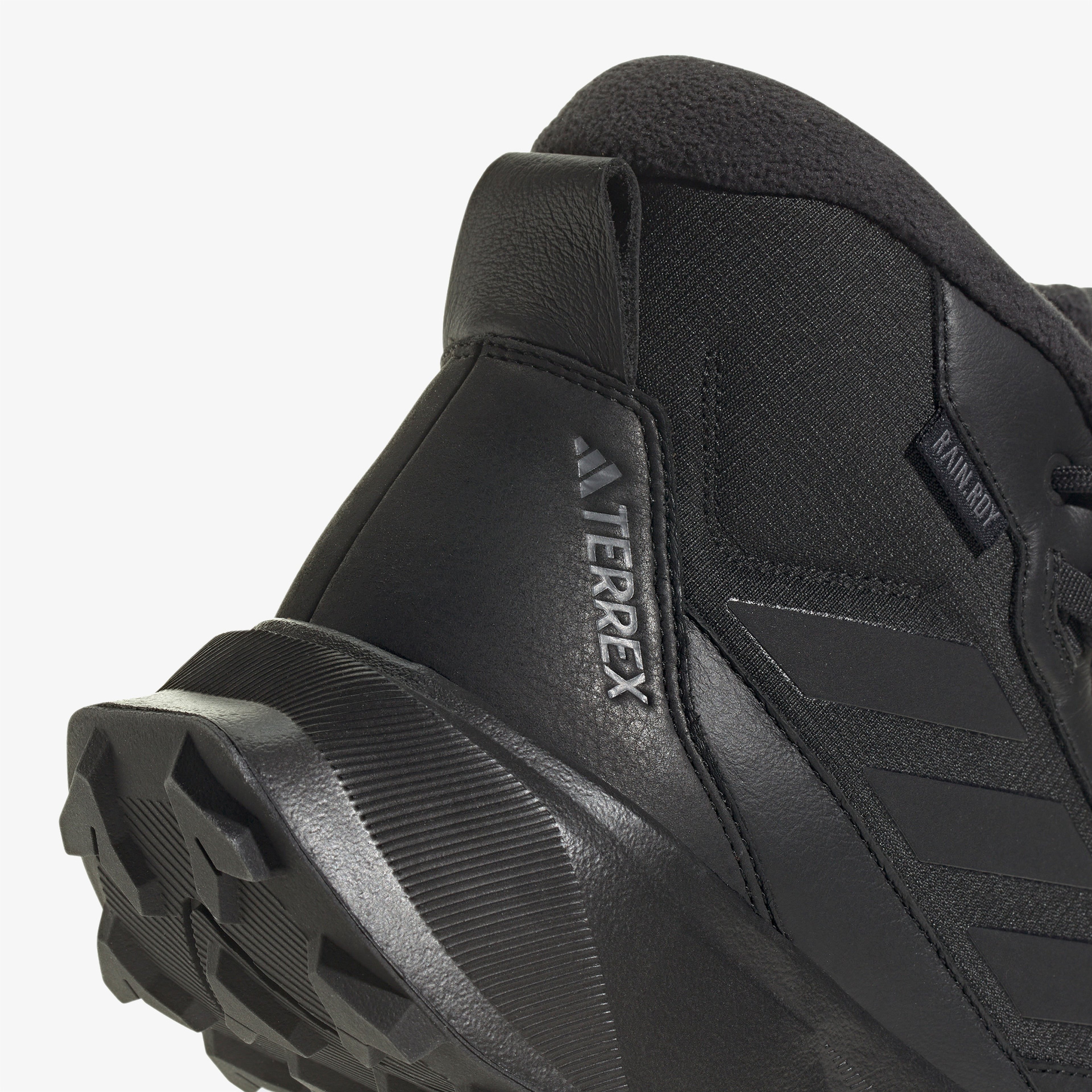 adidas Terrex Winter Leather Erkek Siyah Bot