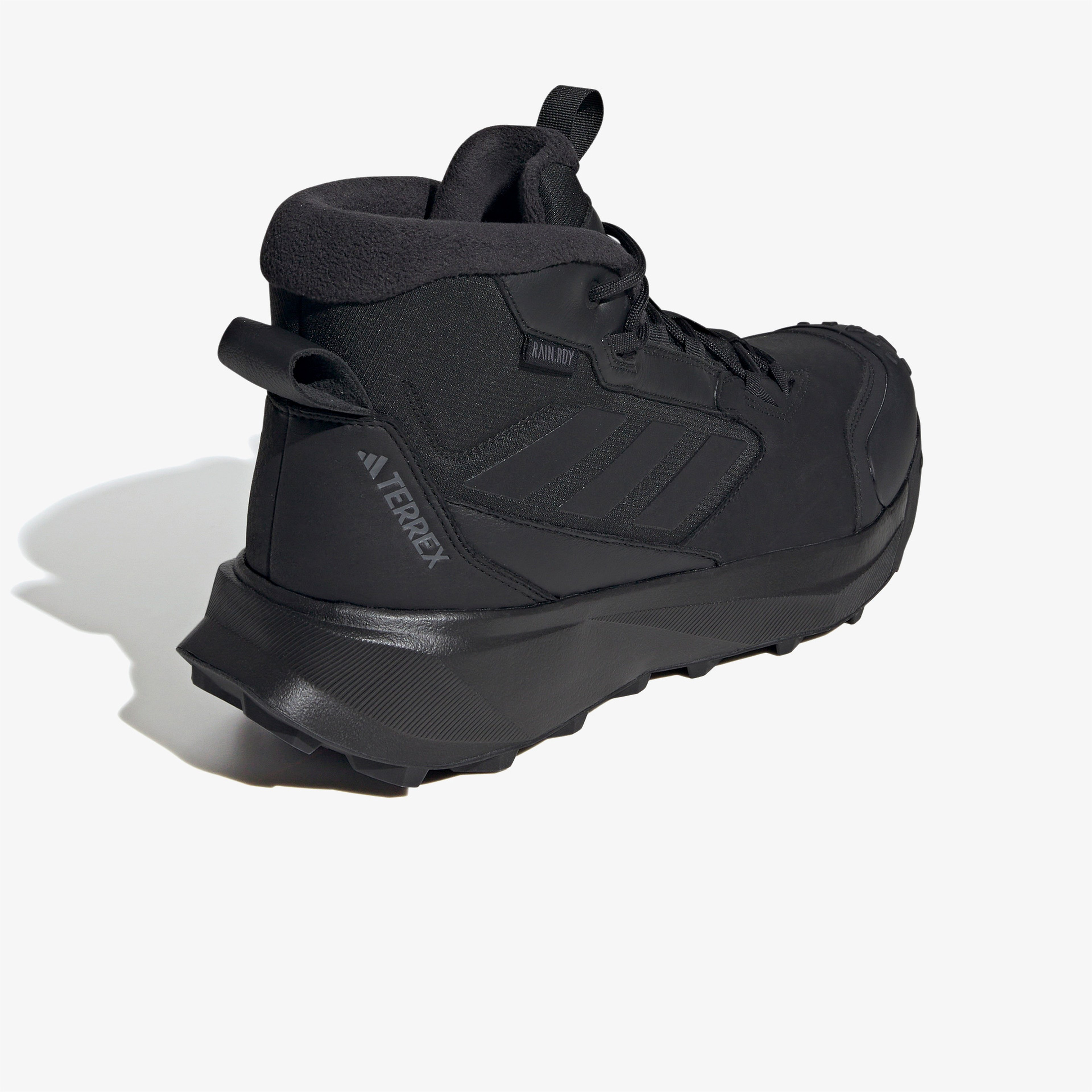 adidas Terrex Winter Leather Erkek Siyah Bot