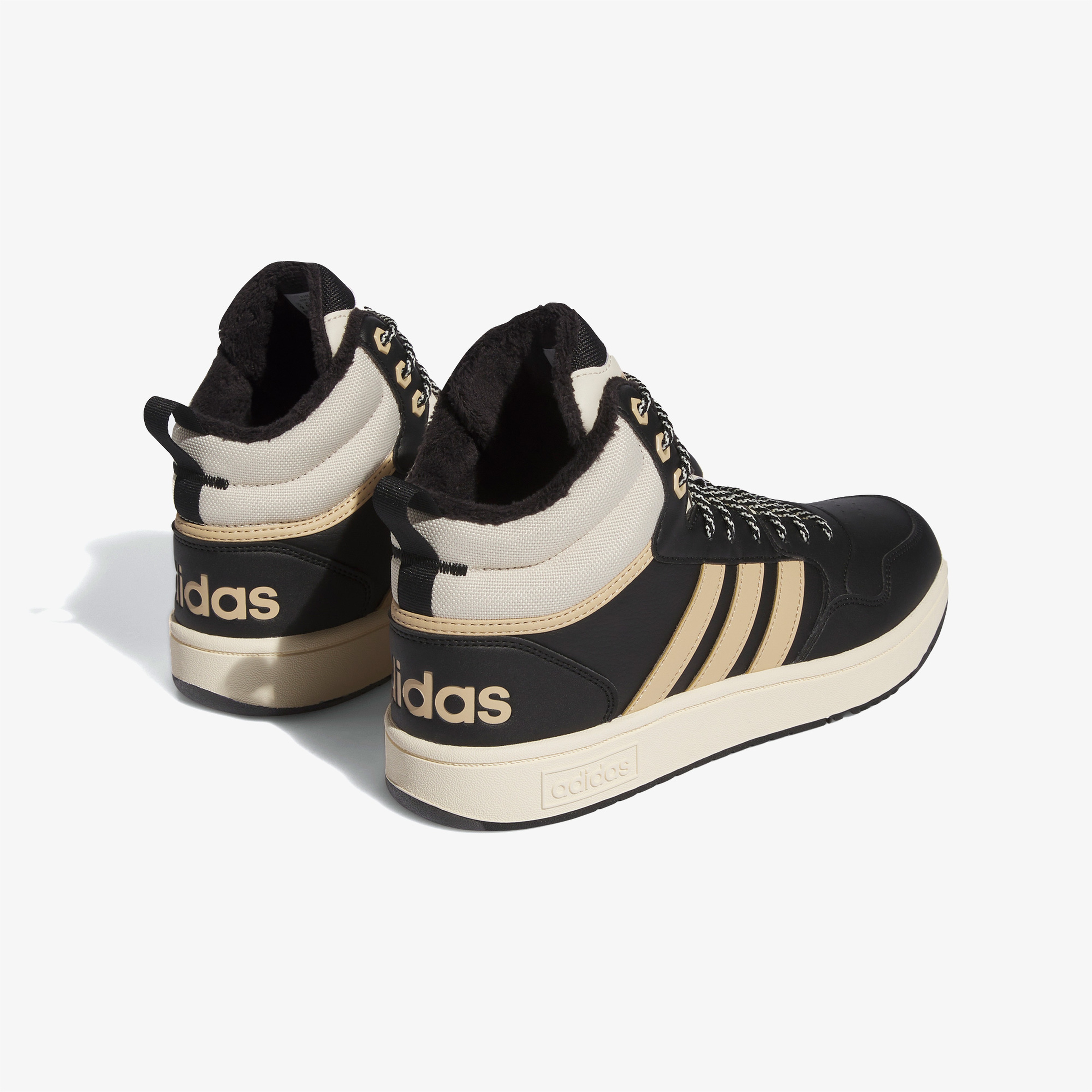 adidas Hoops 3.0 Mid Wtr Erkek Siyah Spor Ayakkabı