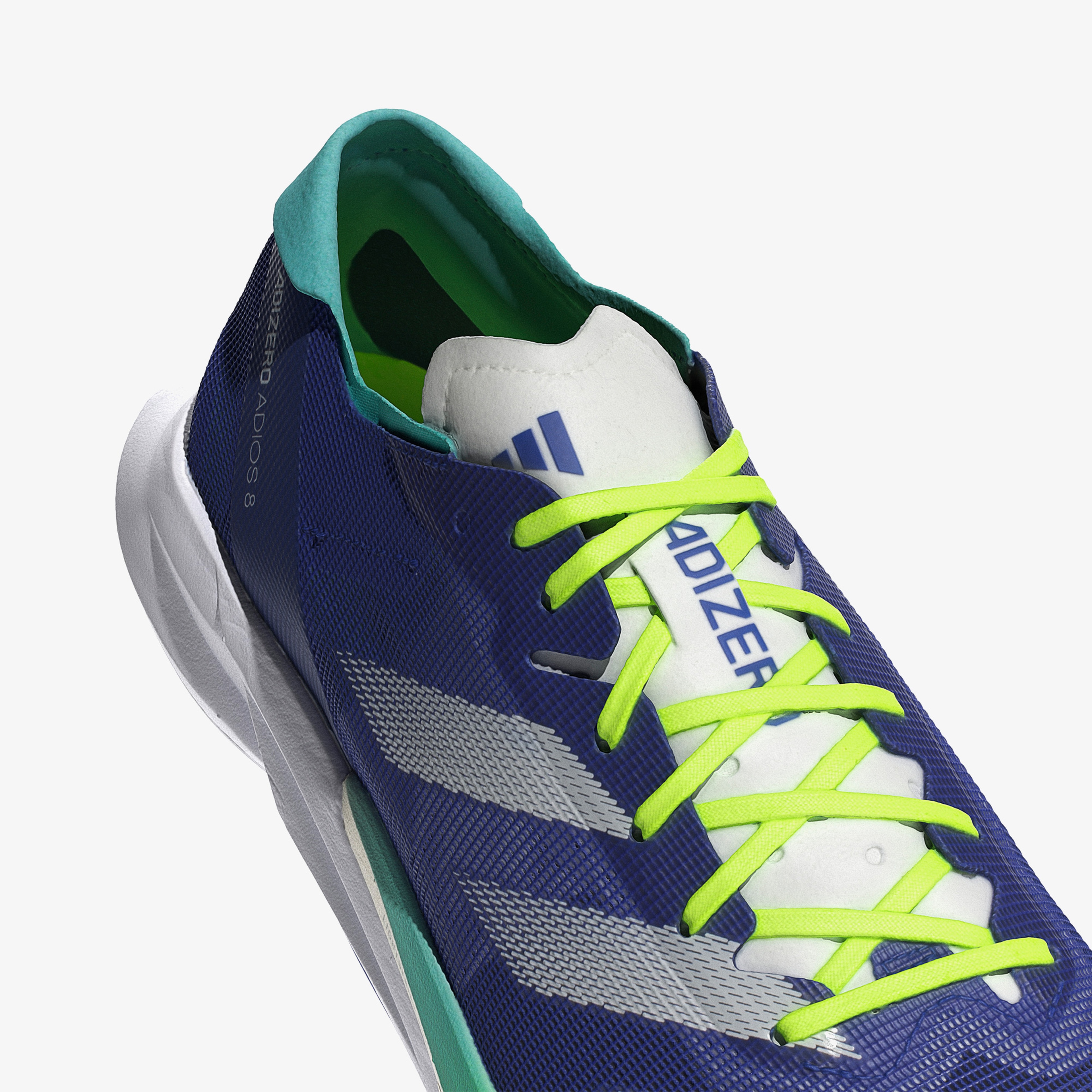 adidas Adizero Adios 8 M Erkek Mavi Spor Ayakkabı