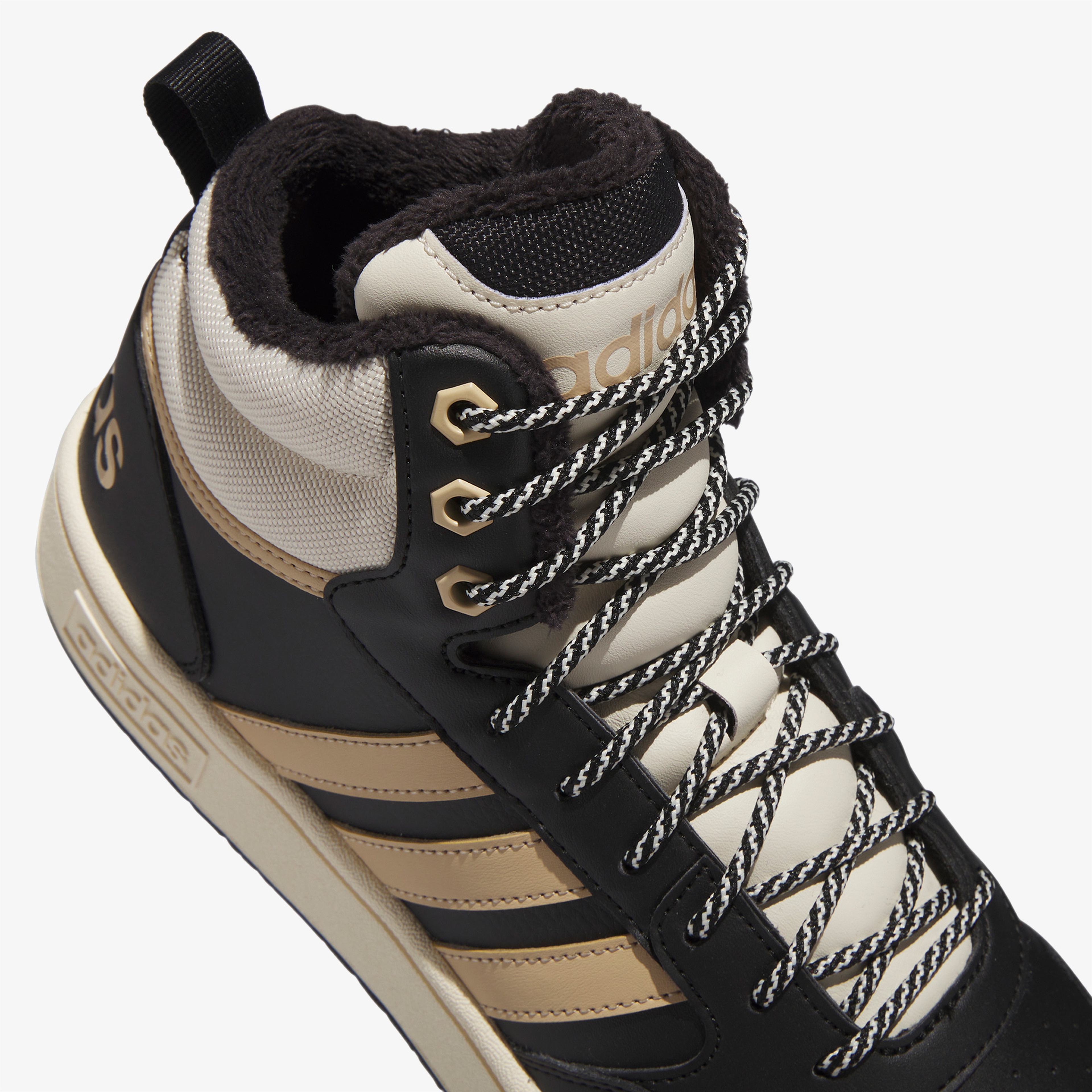 adidas Hoops 3.0 Mid Wtr Erkek Siyah Spor Ayakkabı