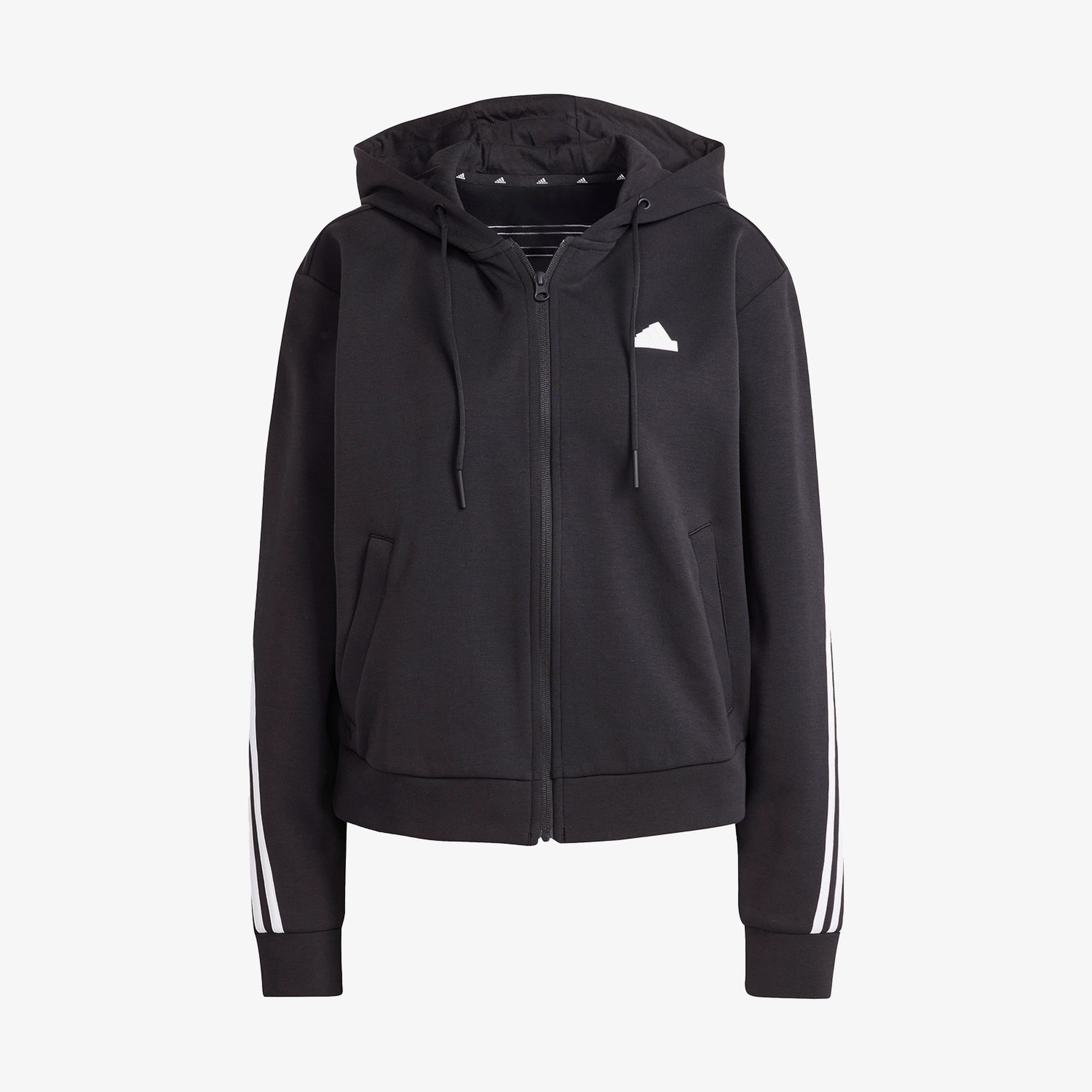 adidas Future Icons 3-Stripes Full Zip Kadın Siyah Eşofman Üstü