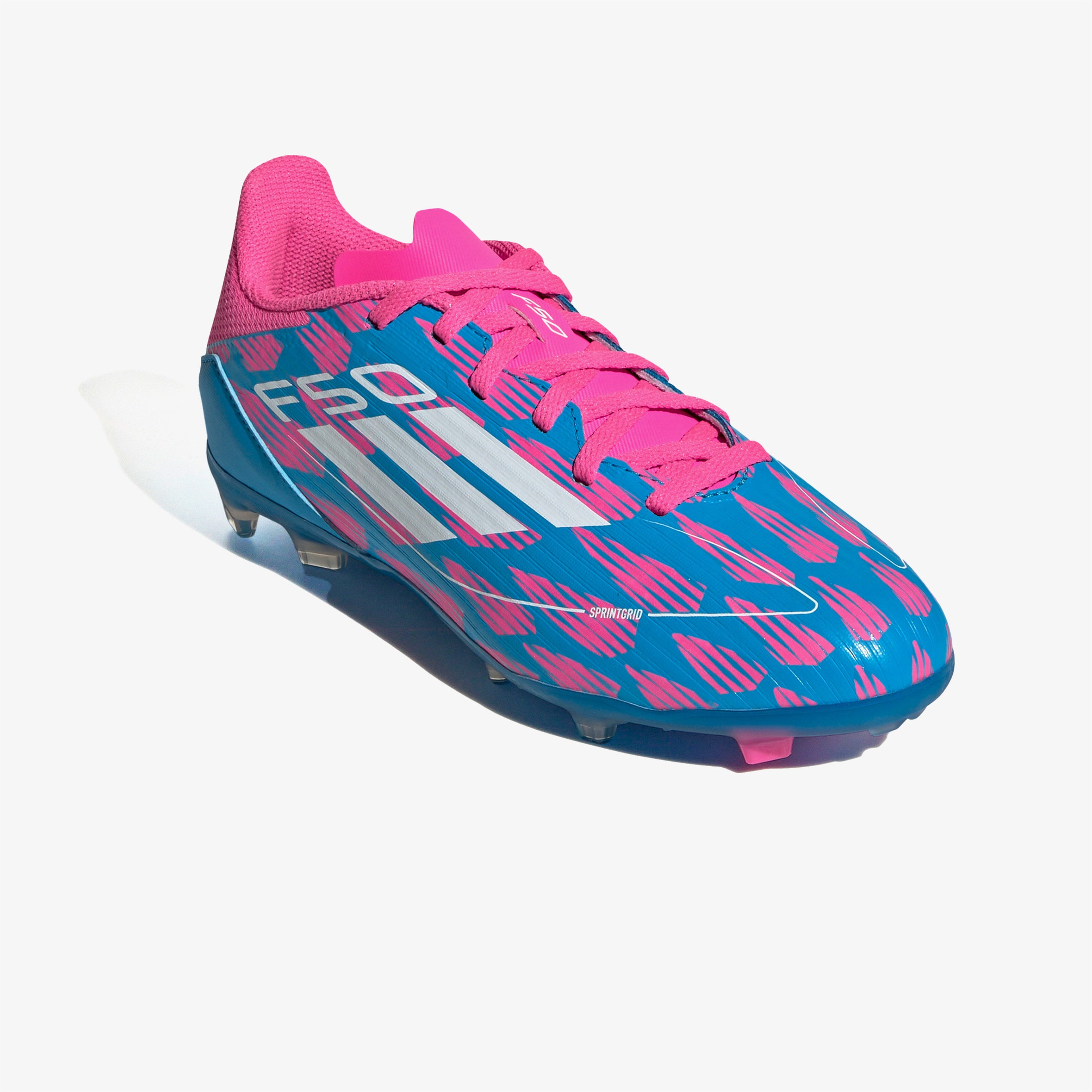 adidas F50 League Fg/Mg J Çocuk Mavi Spor Ayakkabı