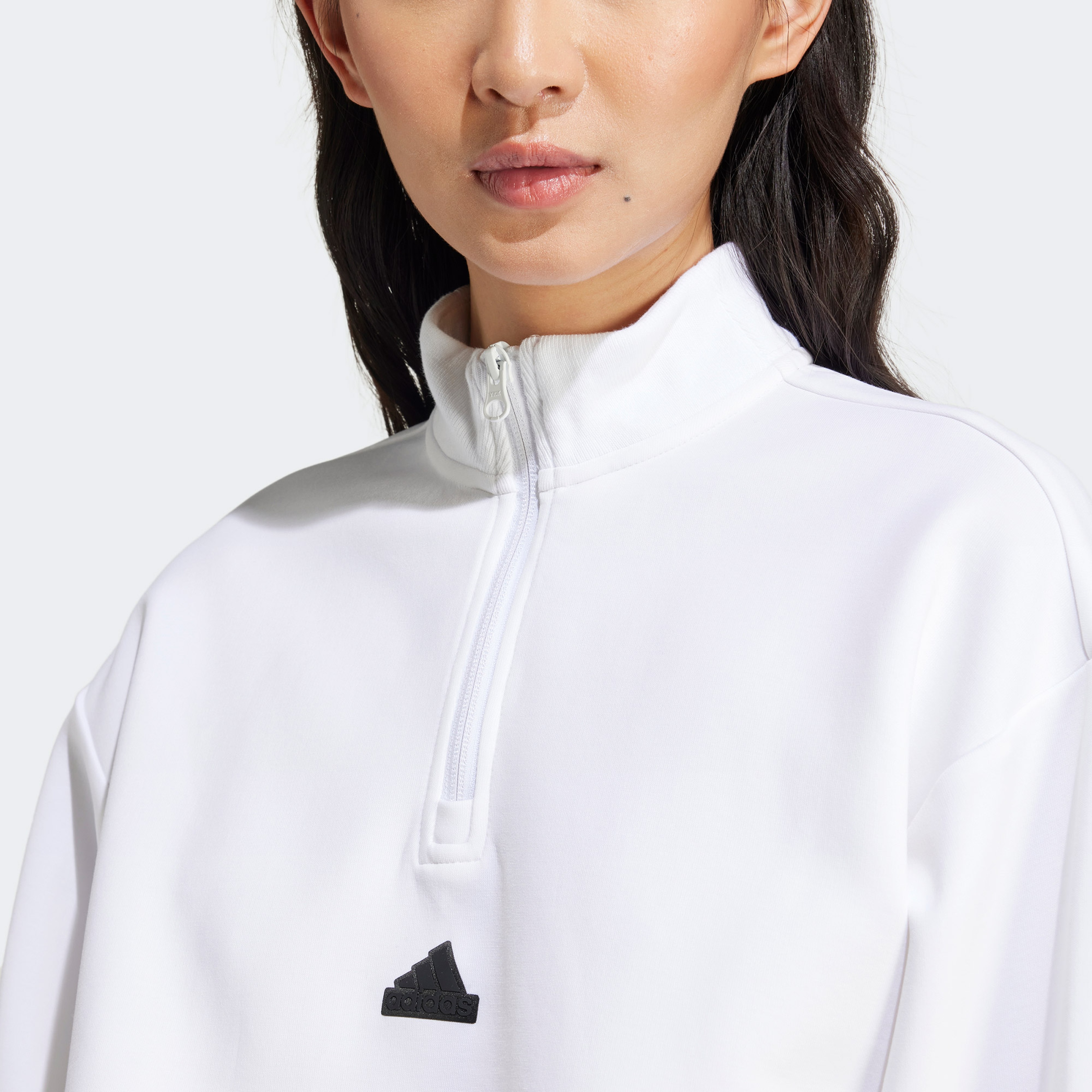 adidas Future Icons Three Stripes Kadın Beyaz Eşofman Üstü