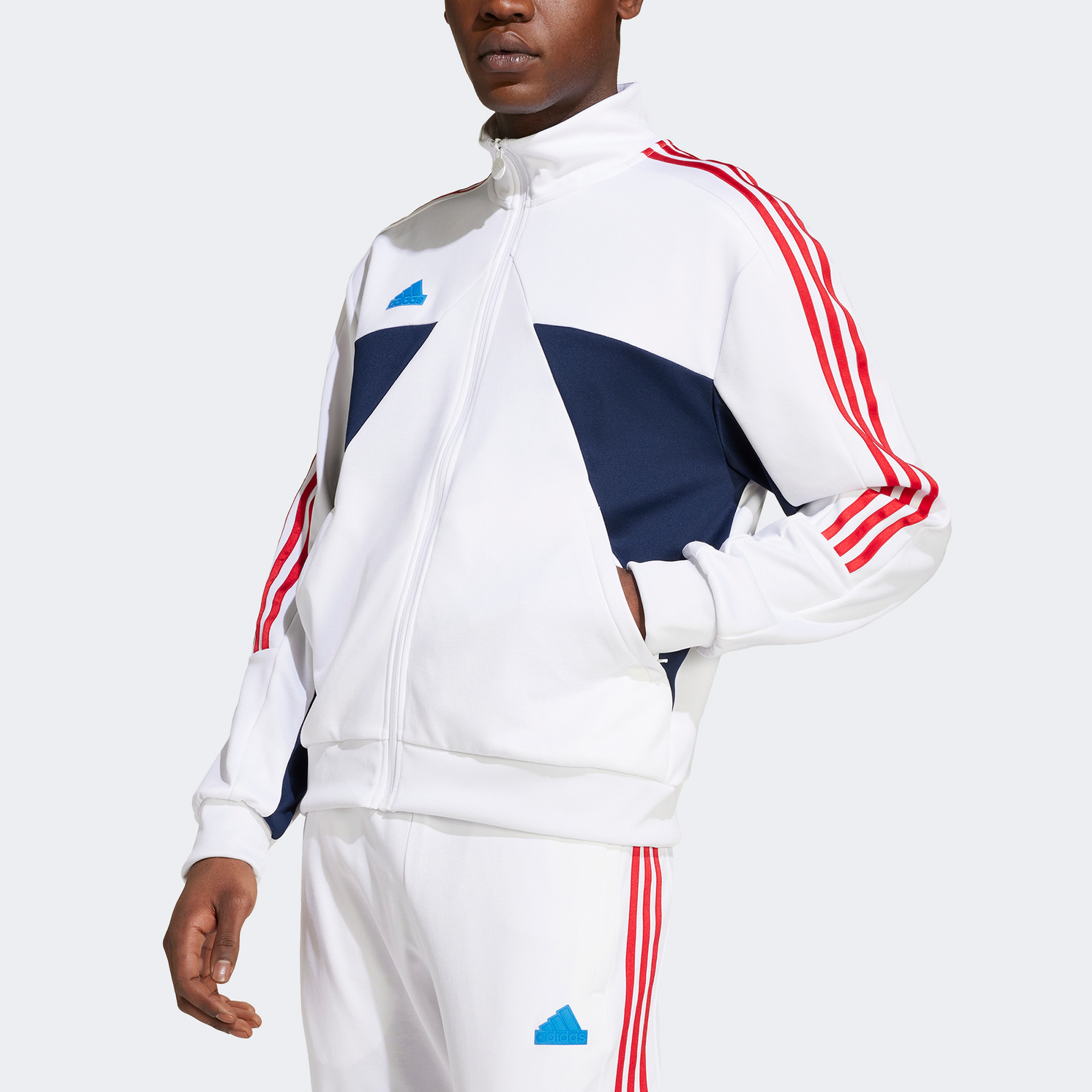 adidas House of Tiro Nations Pack Erkek Beyaz Eşofman Üstü