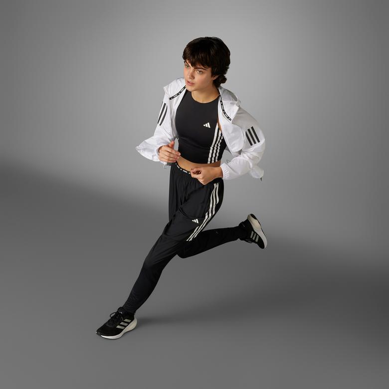 adidas Own the Run 3-Stripes Kadın Siyah Eşofman Altı