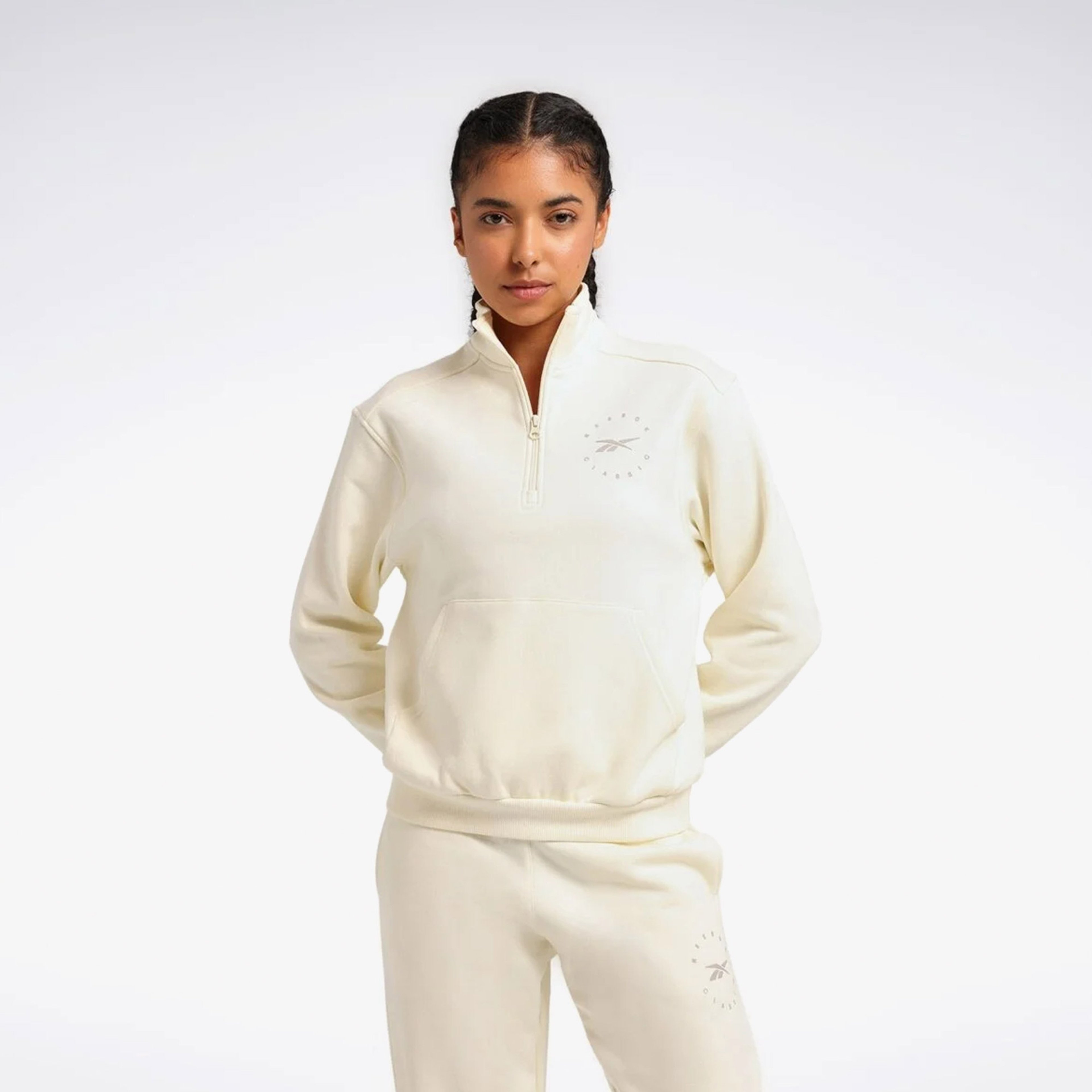 Reebok Kadın Bej Sweatshirt