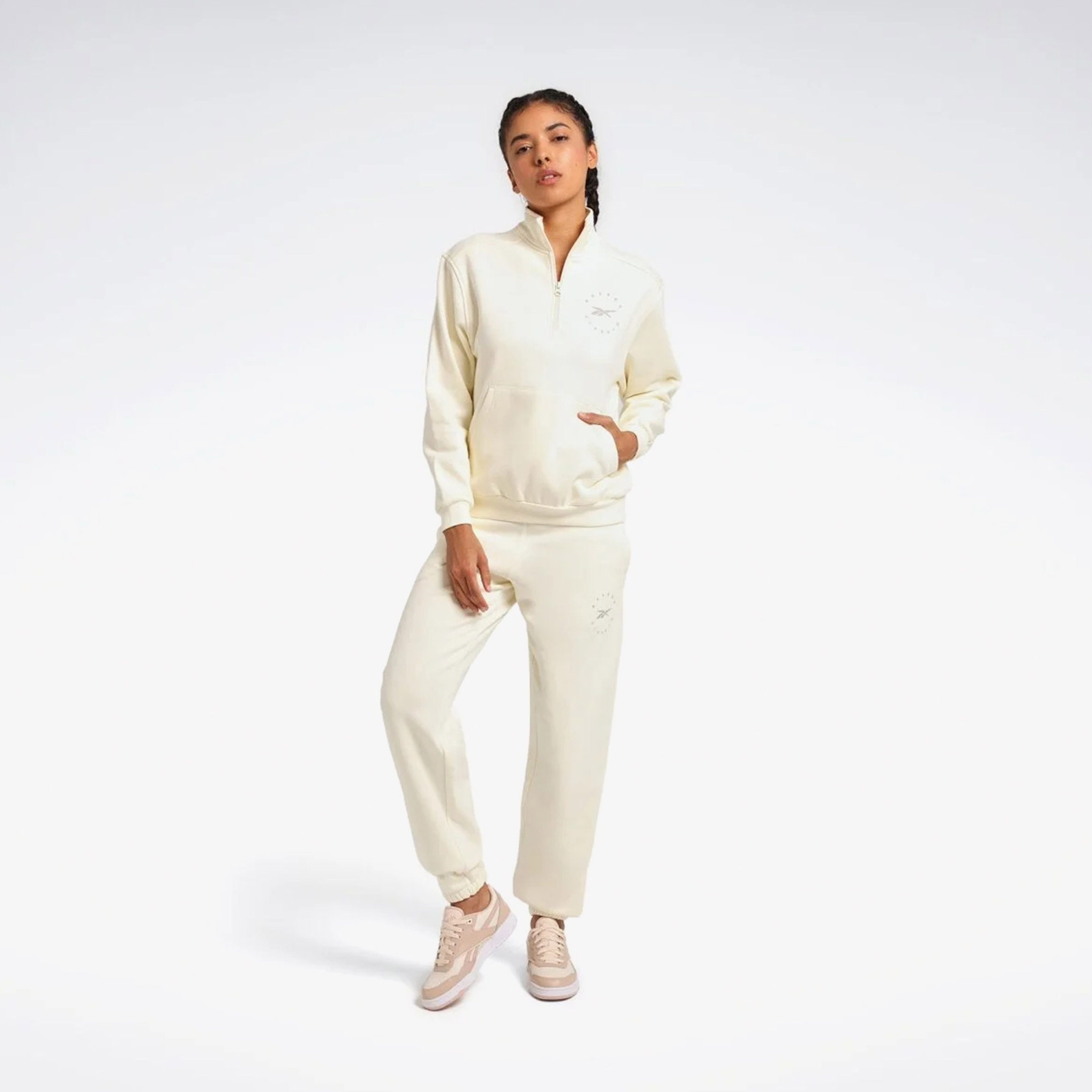 Reebok Kadın Bej Sweatshirt