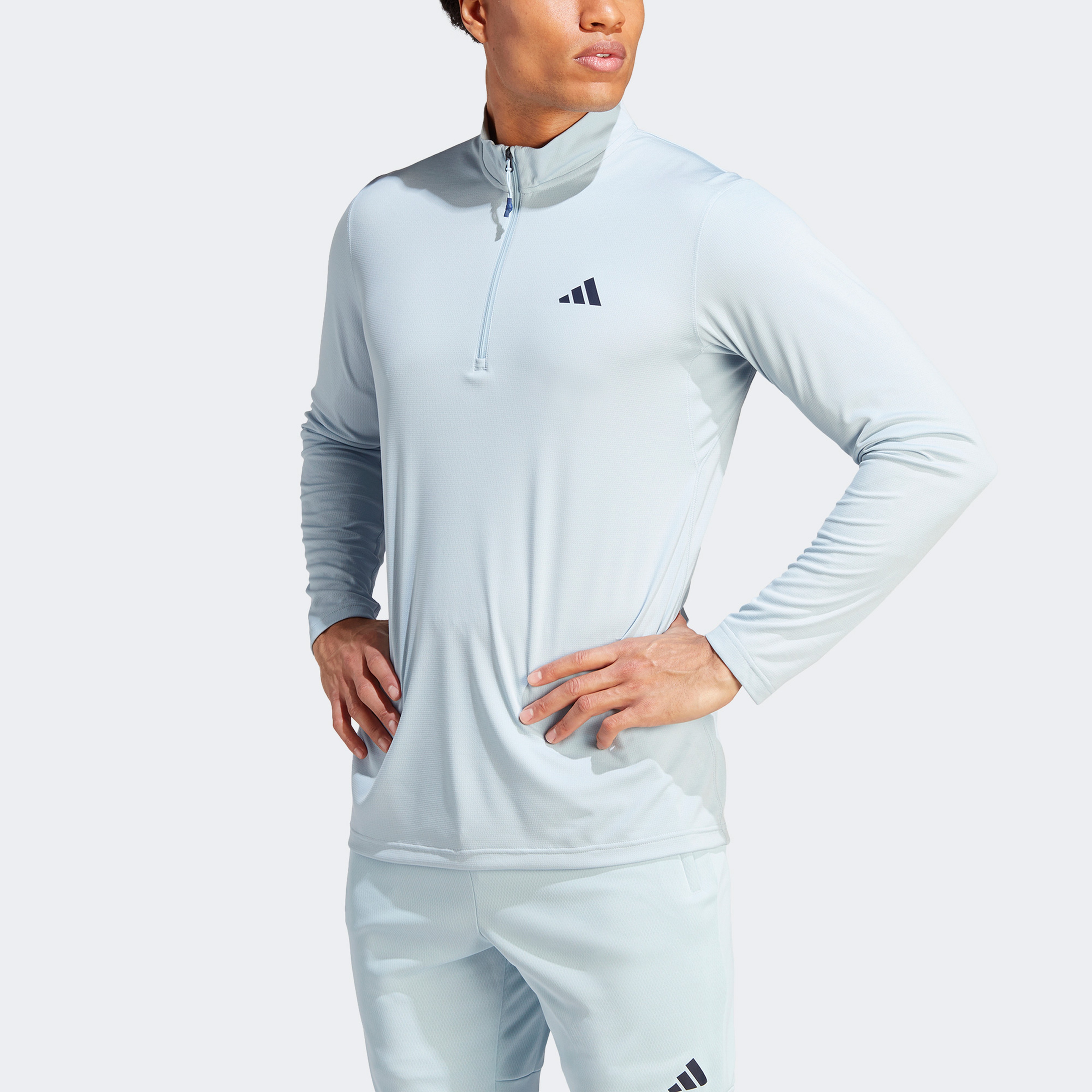 Adidas Erkek Mavi Sweatshirt