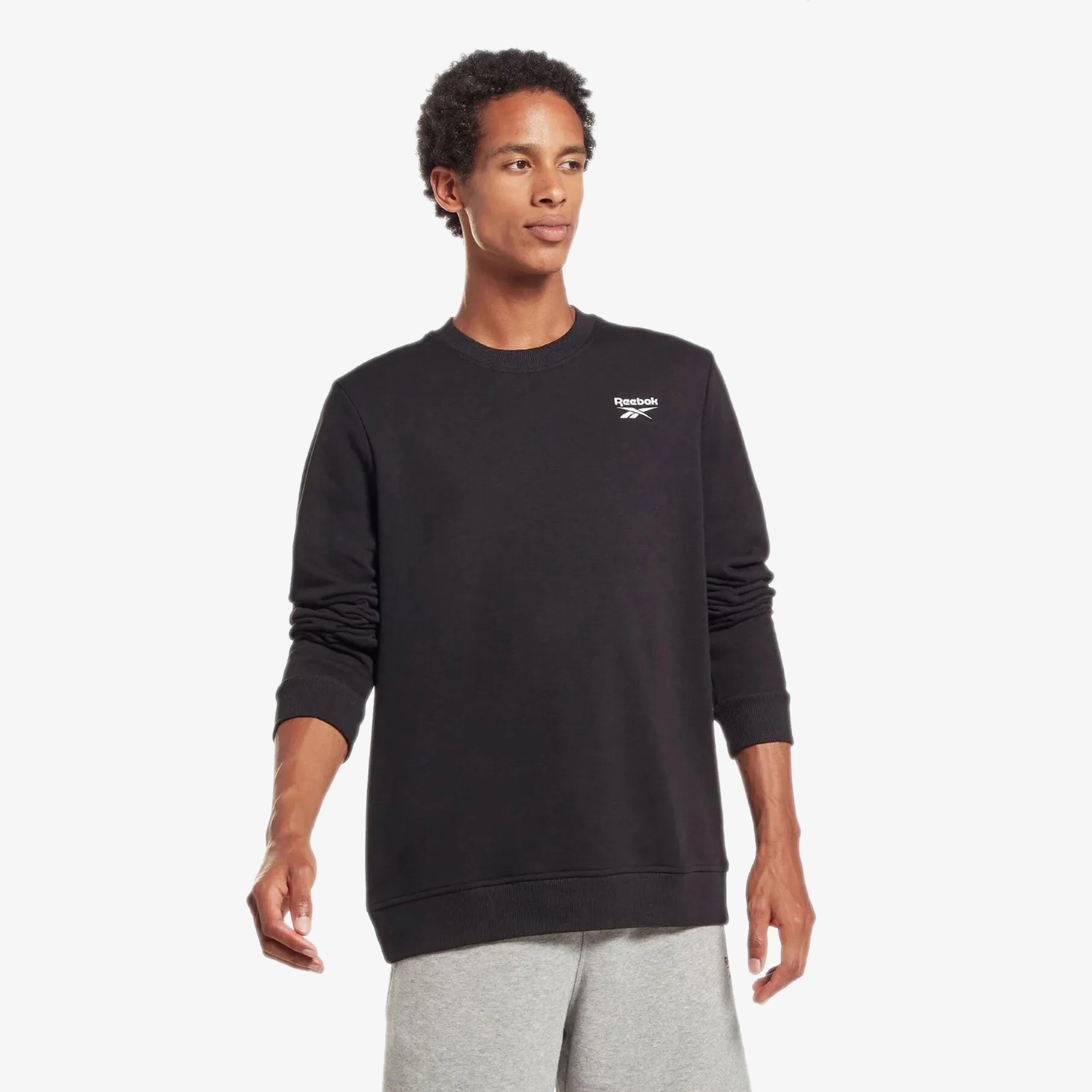 Reebok Erkek Siyah Sweatshirt