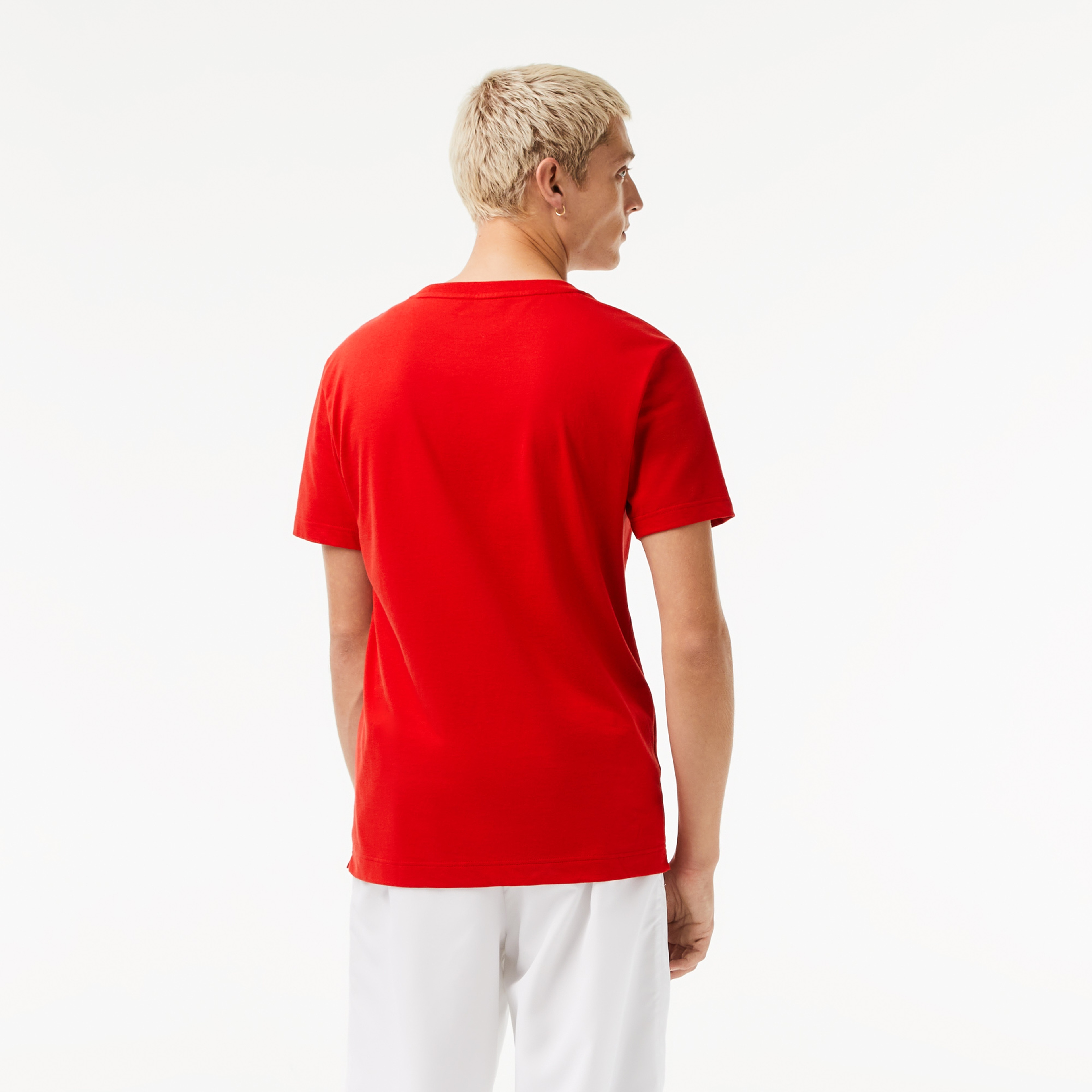 Erkek SPORT x Novak Djokovic Baskılı Kırmızı T-Shirt