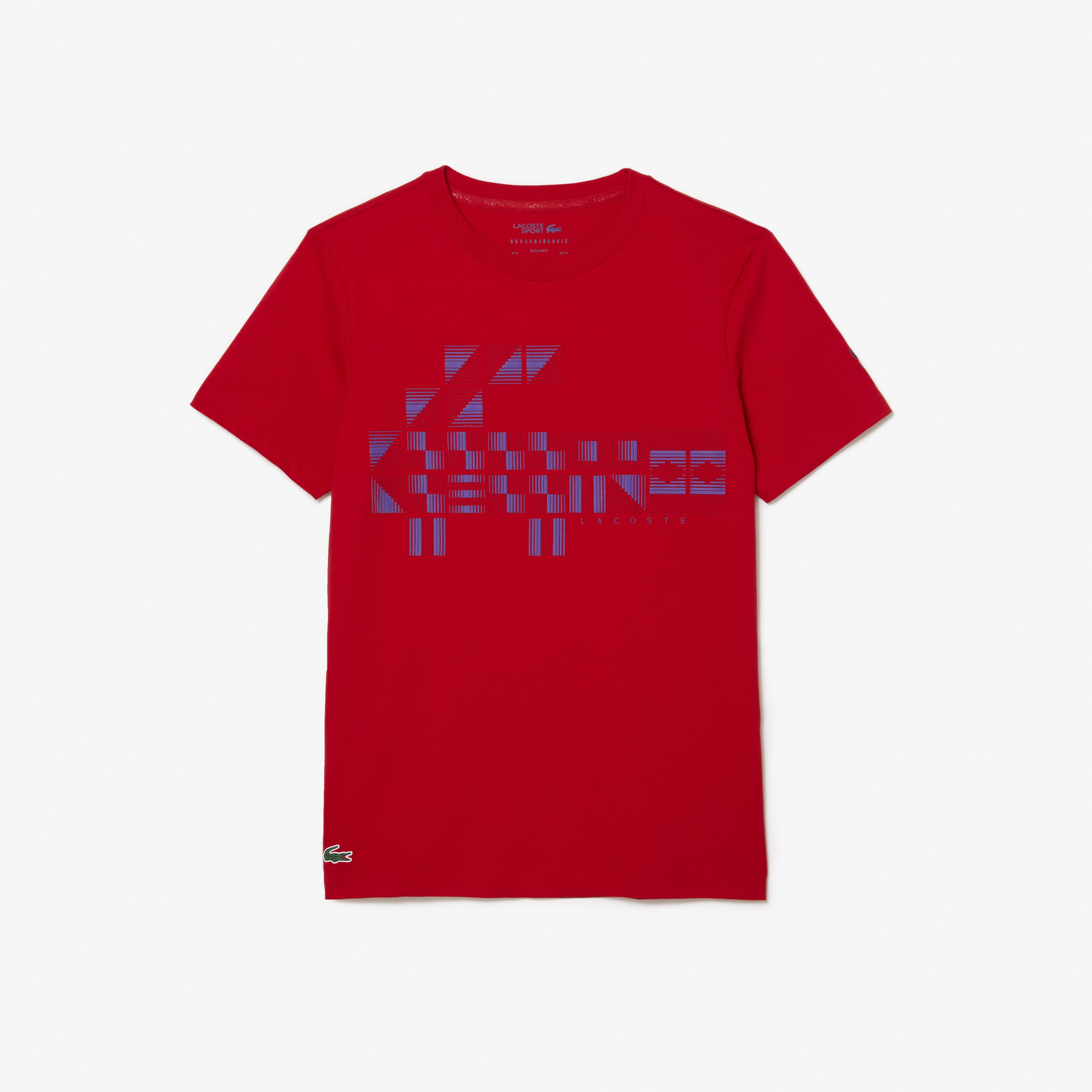 Erkek SPORT x Novak Djokovic Baskılı Kırmızı T-Shirt