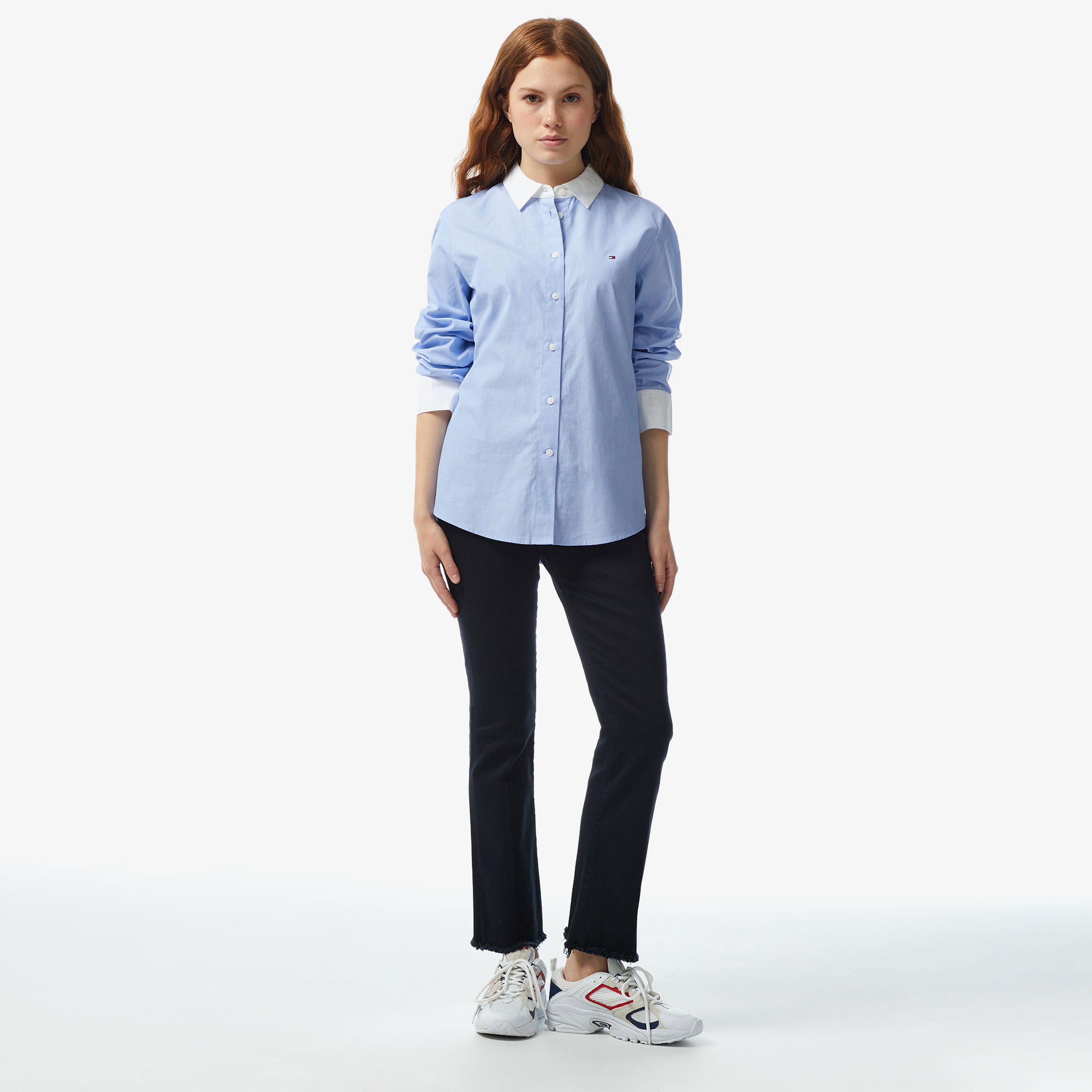 Tommy Hilfiger Kadın Mavi Pantolon