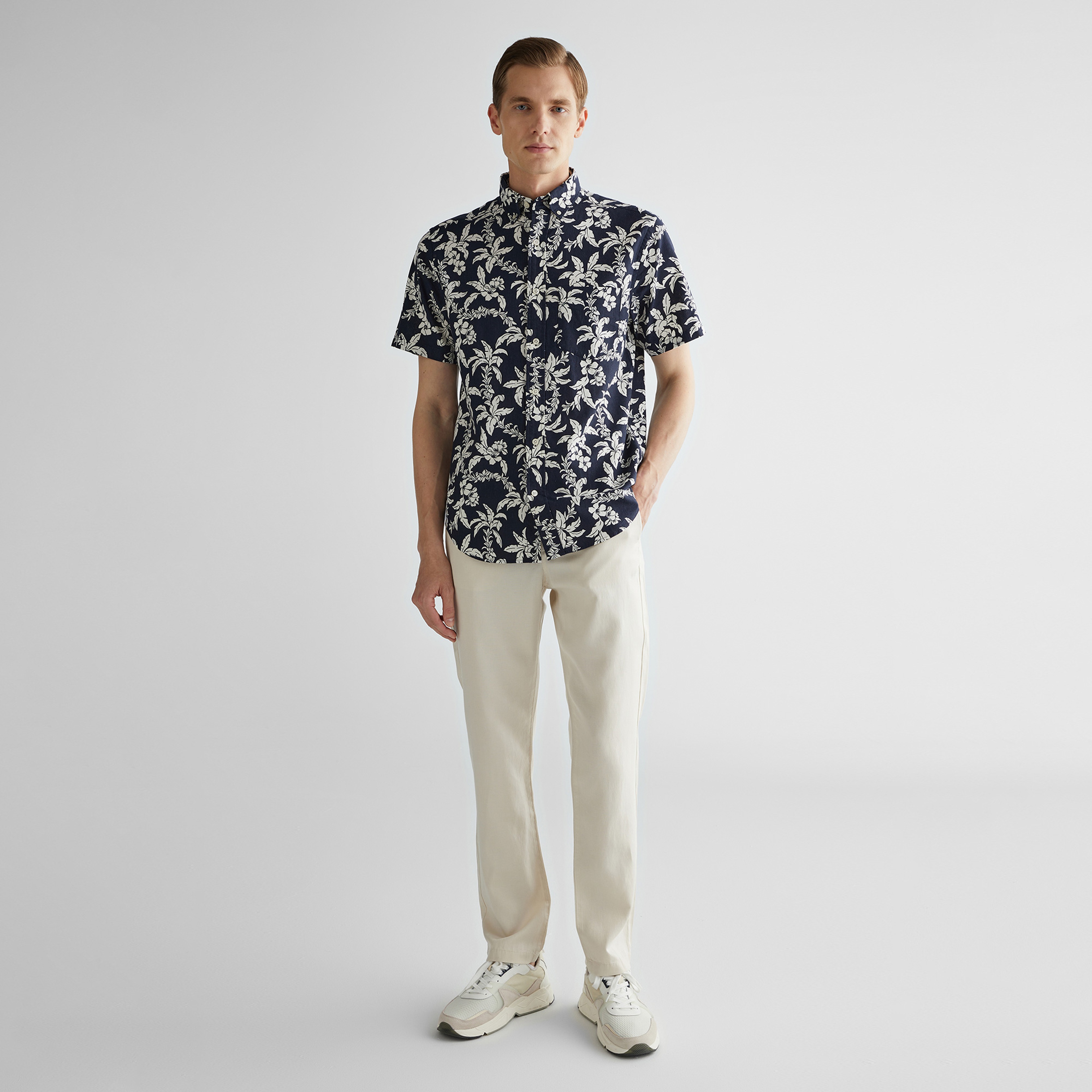 Gant Erkek Lacivert Gömlek