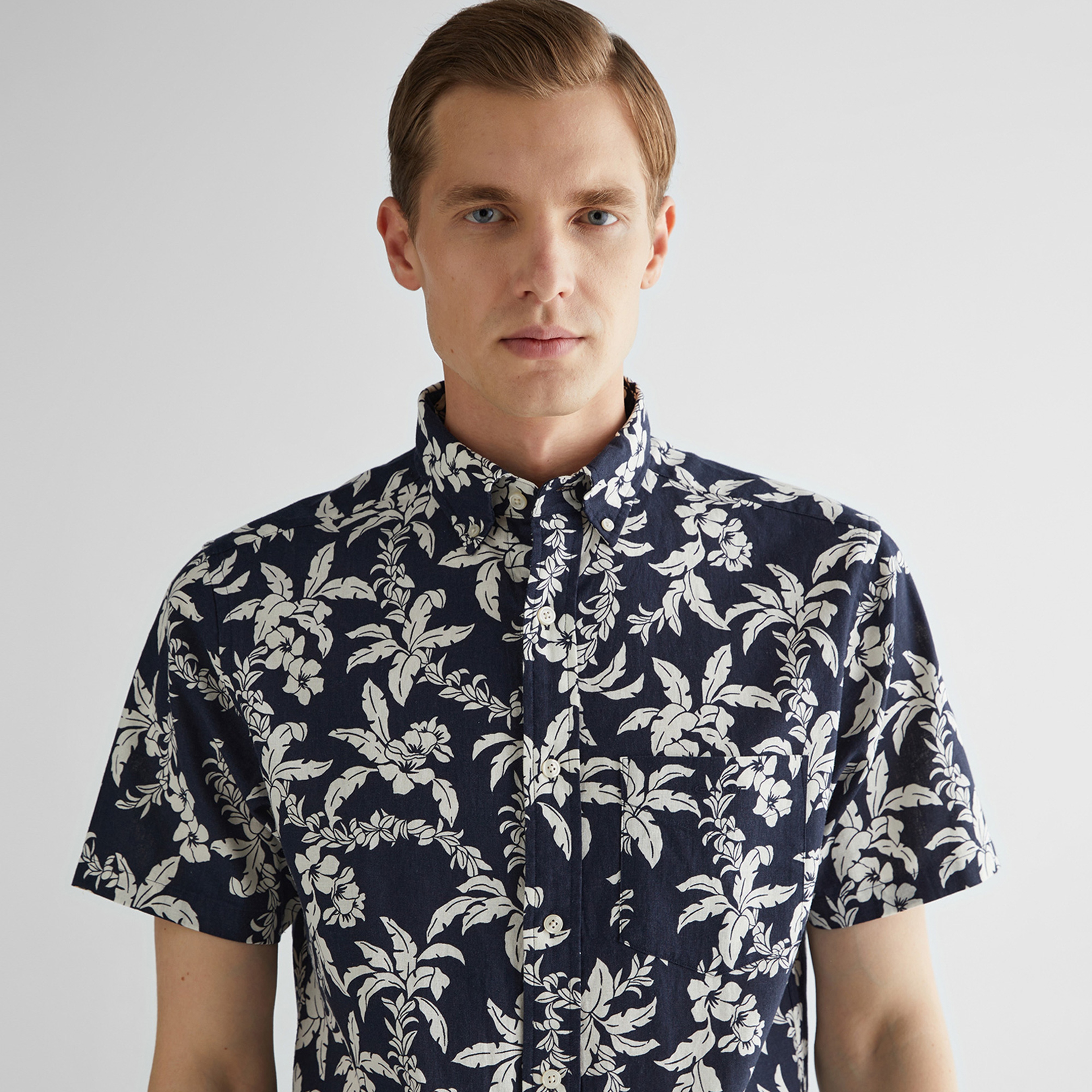 Gant Erkek Lacivert Gömlek