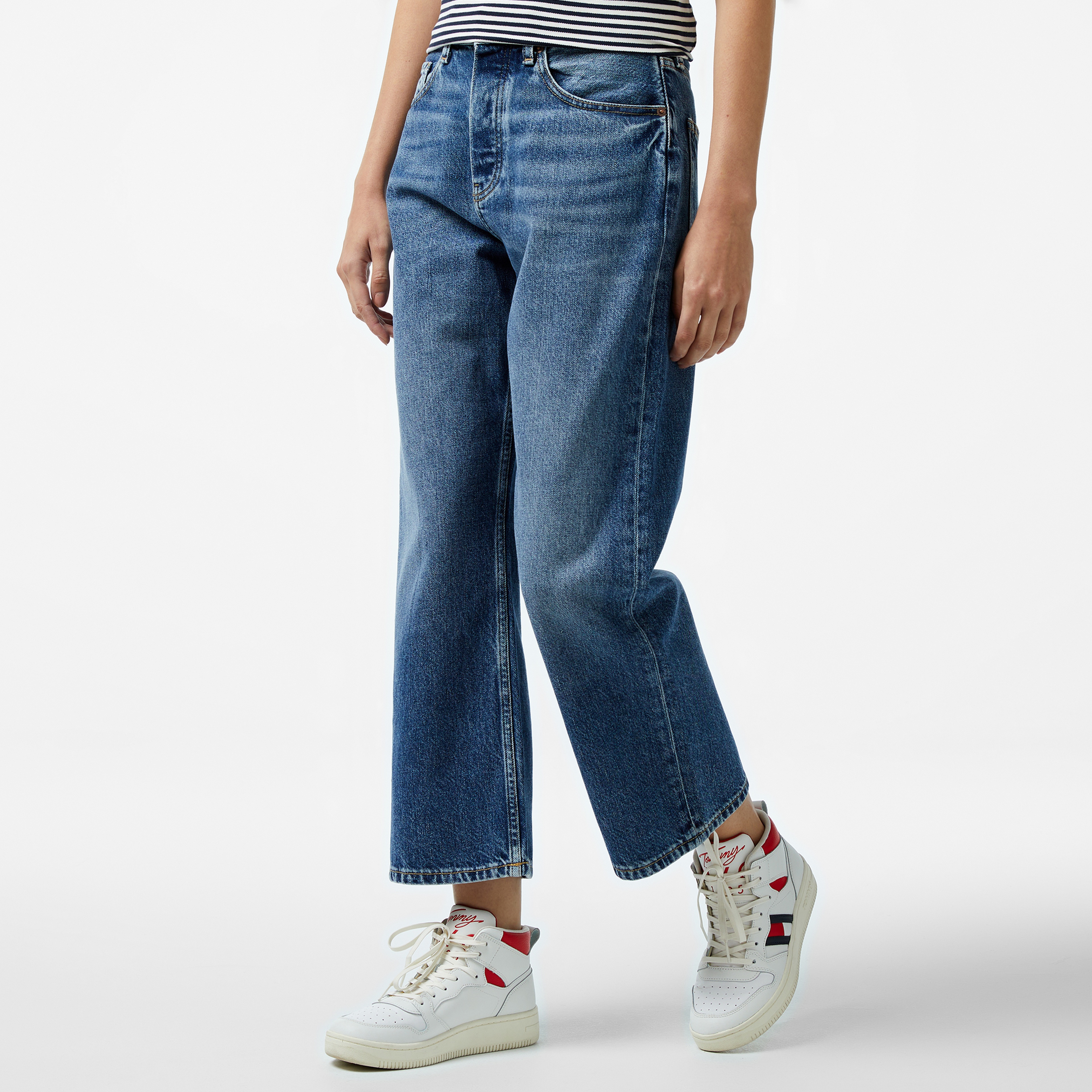 Tommy Hilfiger Kadın Mavi Pantolon