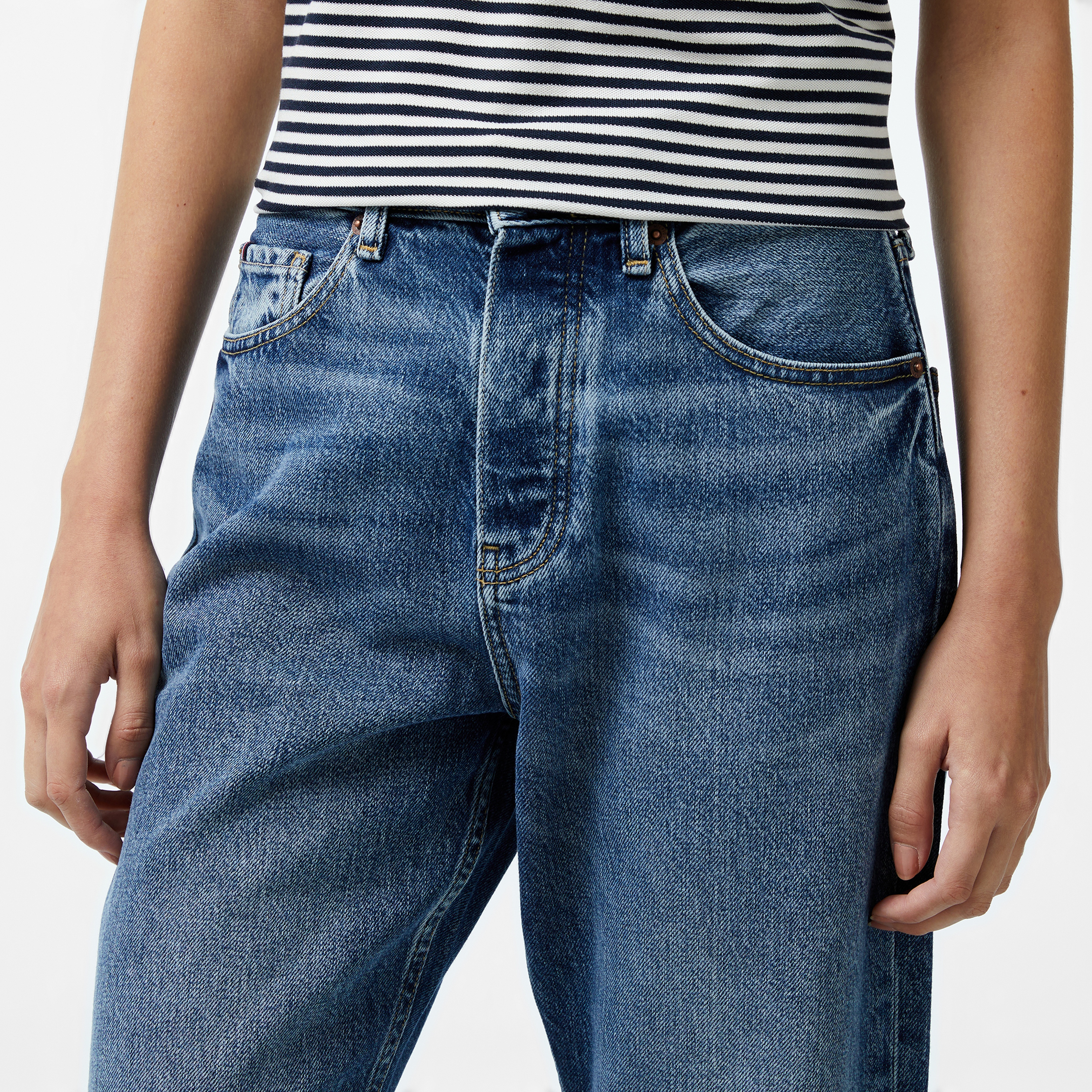 Tommy Hilfiger Kadın Mavi Pantolon