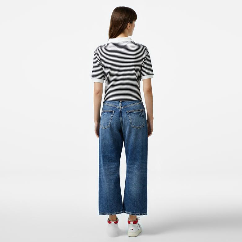 Tommy Hilfiger Kadın Mavi Pantolon
