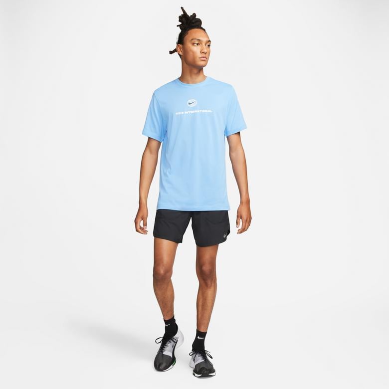 Nike Dri-Fit Stride 2In1 7 İnç Erkek Siyah Şort