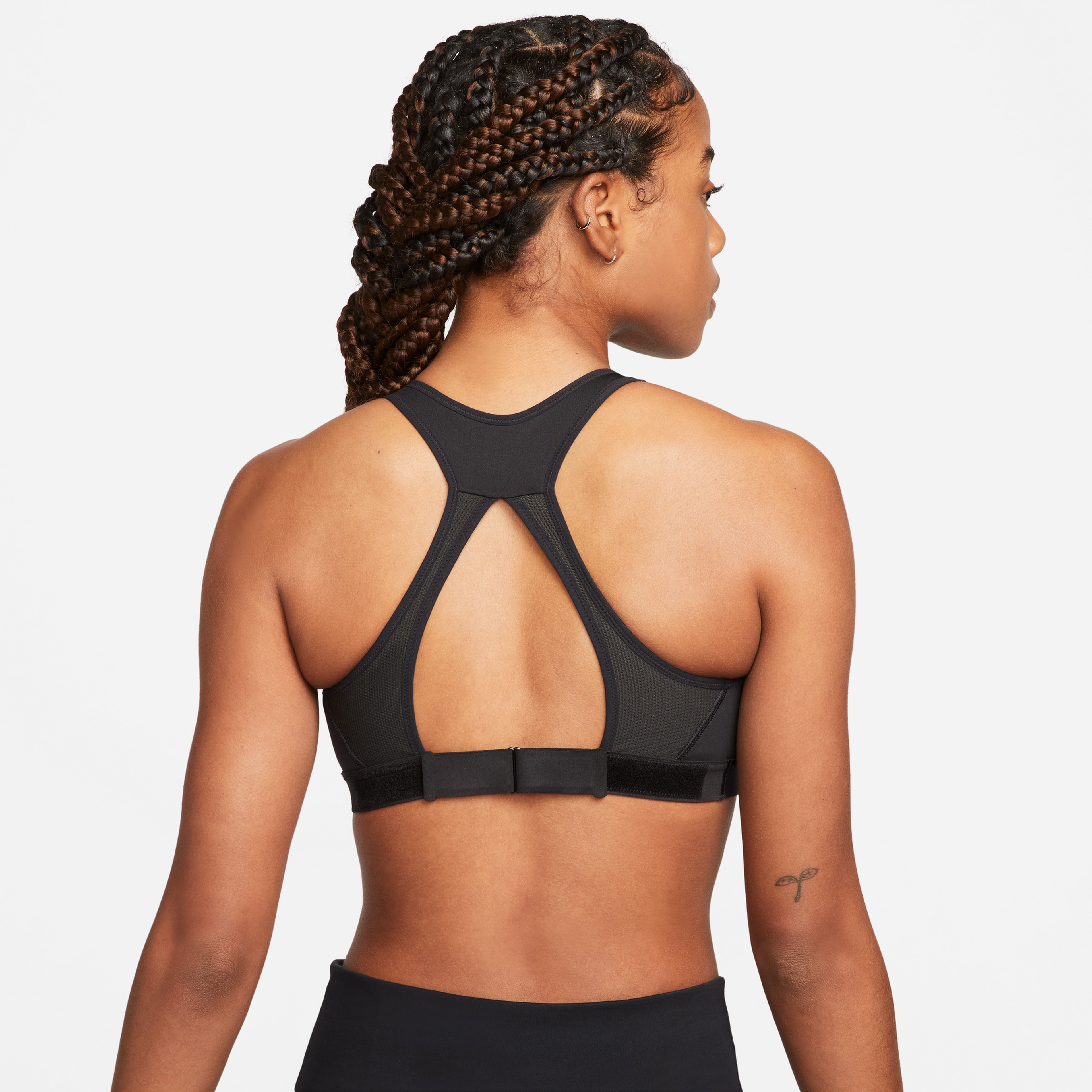 Nike Dri-FIT Swoosh Bantlı Kadın Siyah Bra