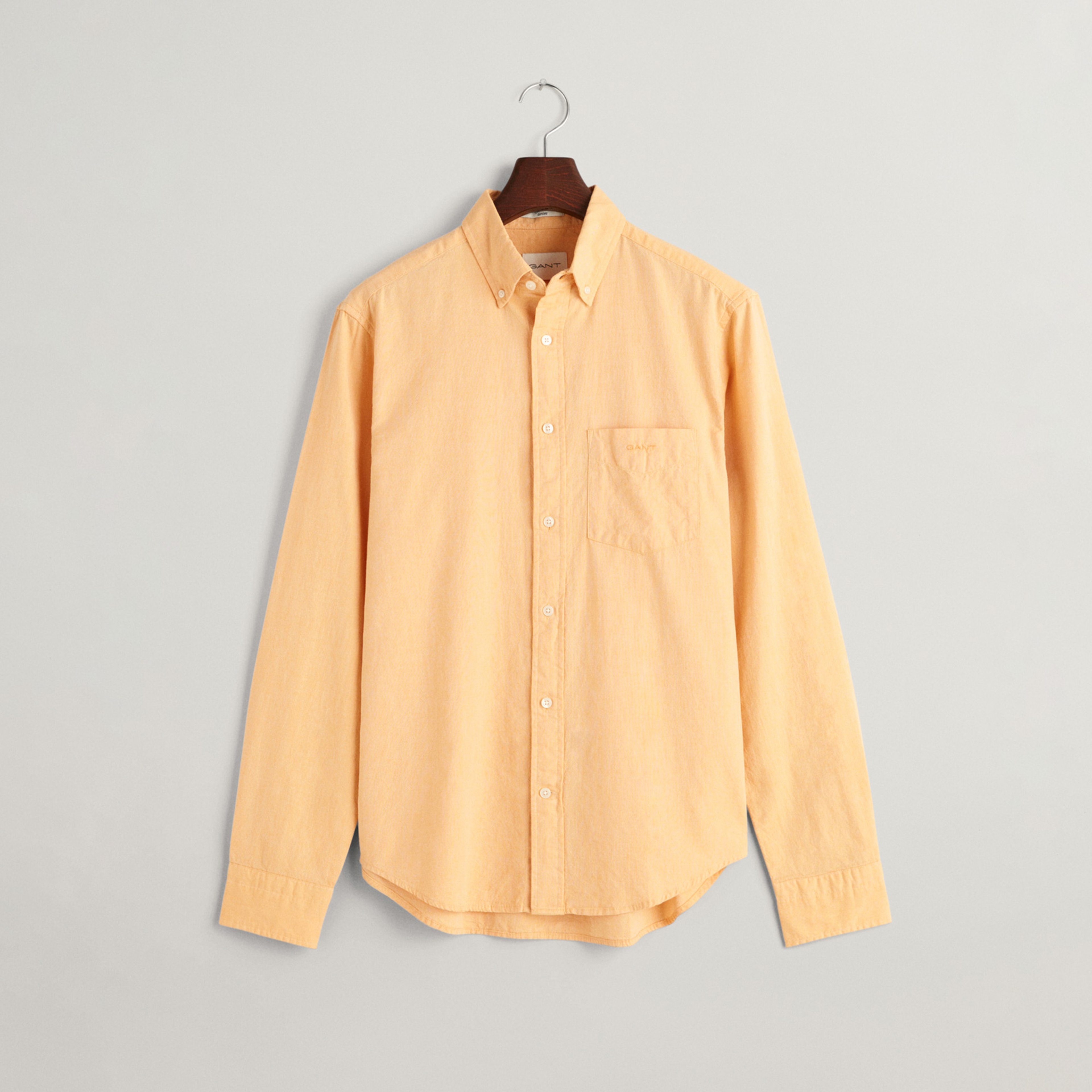 GANT Erkek Sarı Regular Fit Düğmeli Yaka Oxford Gömlek