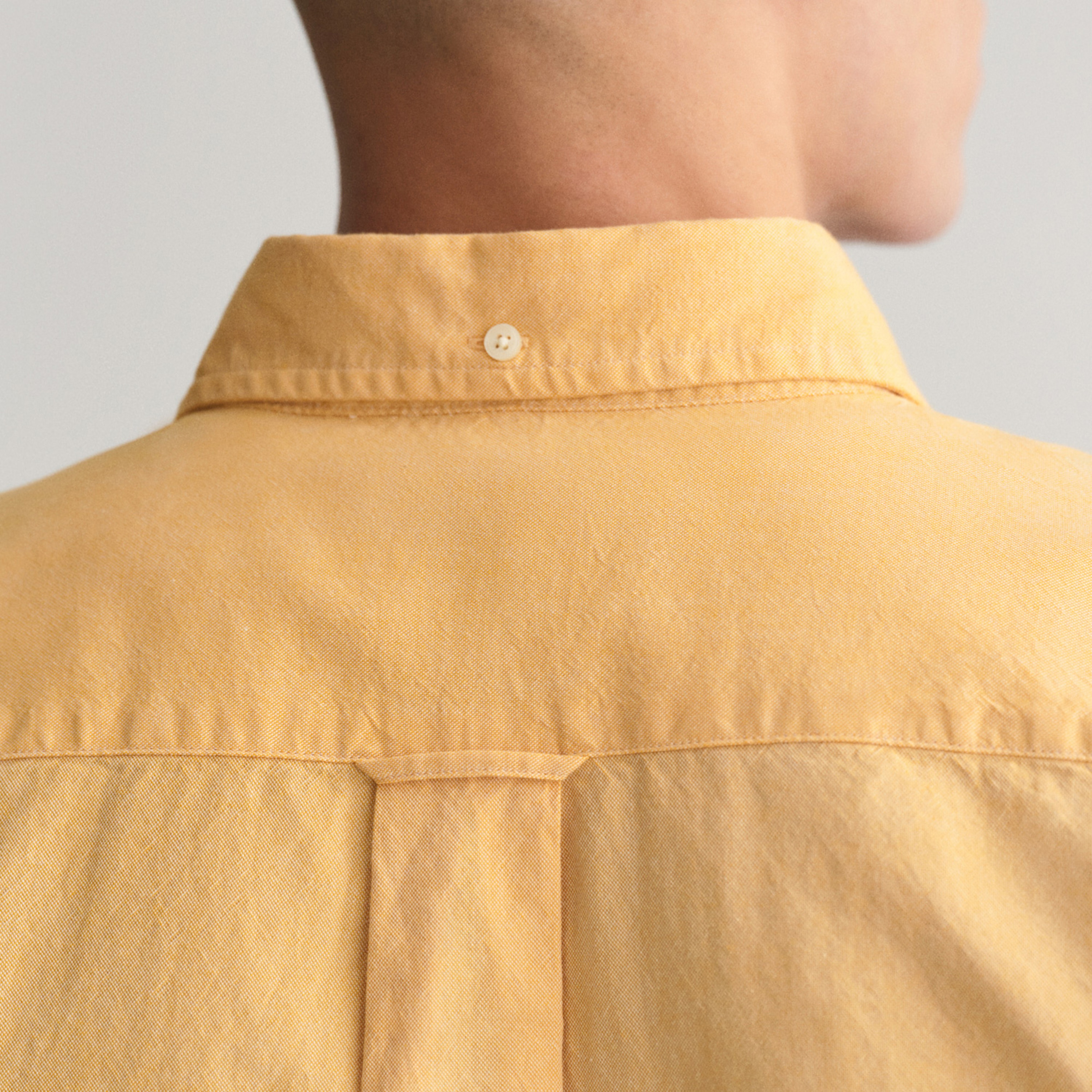 GANT Erkek Sarı Regular Fit Düğmeli Yaka Oxford Gömlek