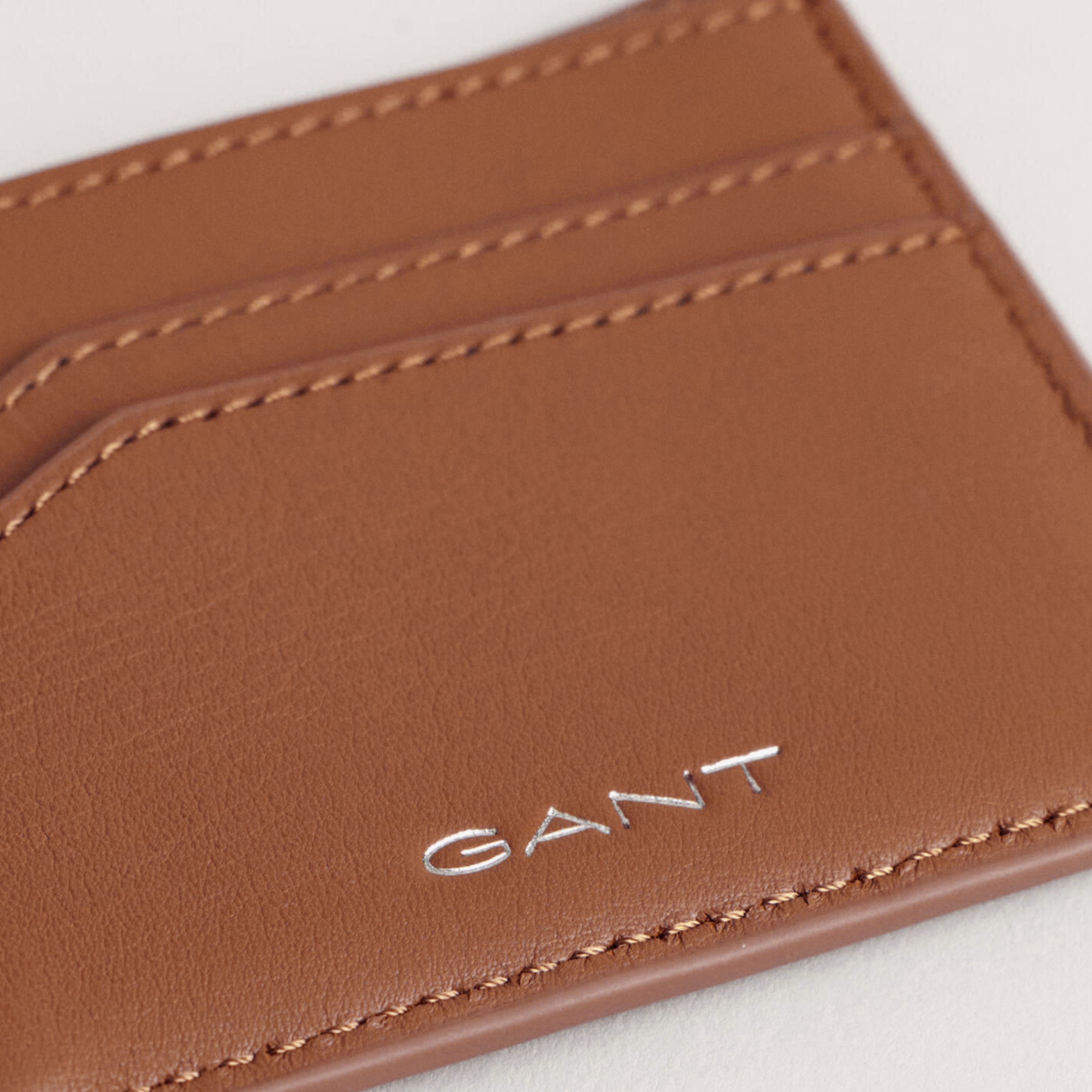 GANT Erkek Kahverengi Deri Logolu Cüzdan