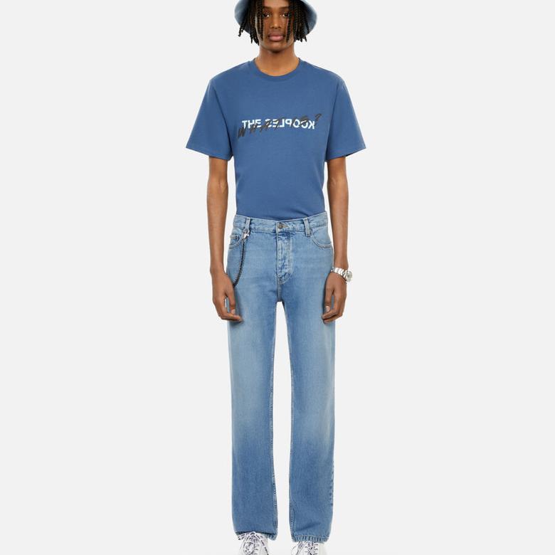 ERKEK STRAIGHT FIT MAVI JEAN