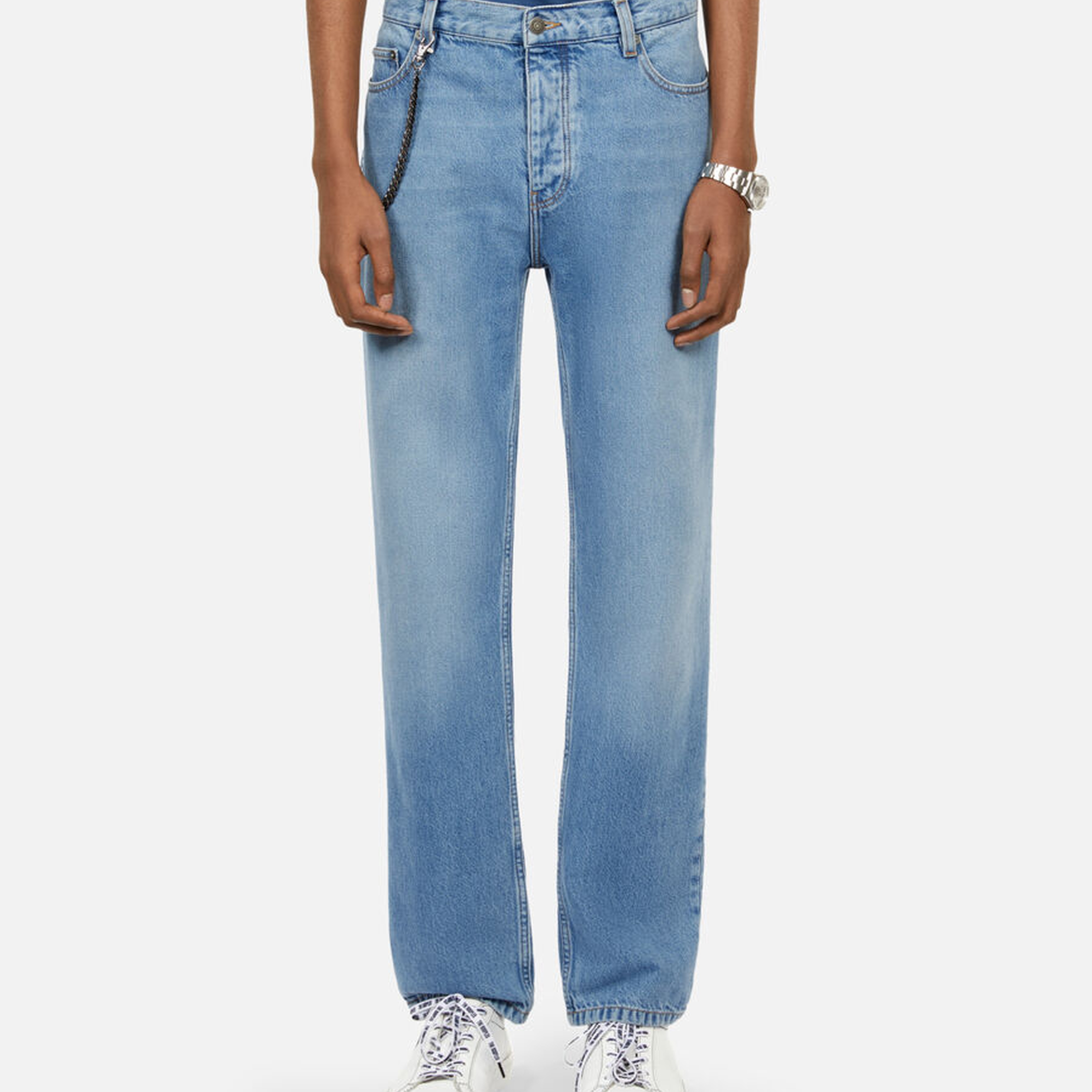 ERKEK STRAIGHT FIT MAVI JEAN