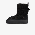 Tommy Hilfiger Lace-Up Faux Shearling Kadın Siyah Bot