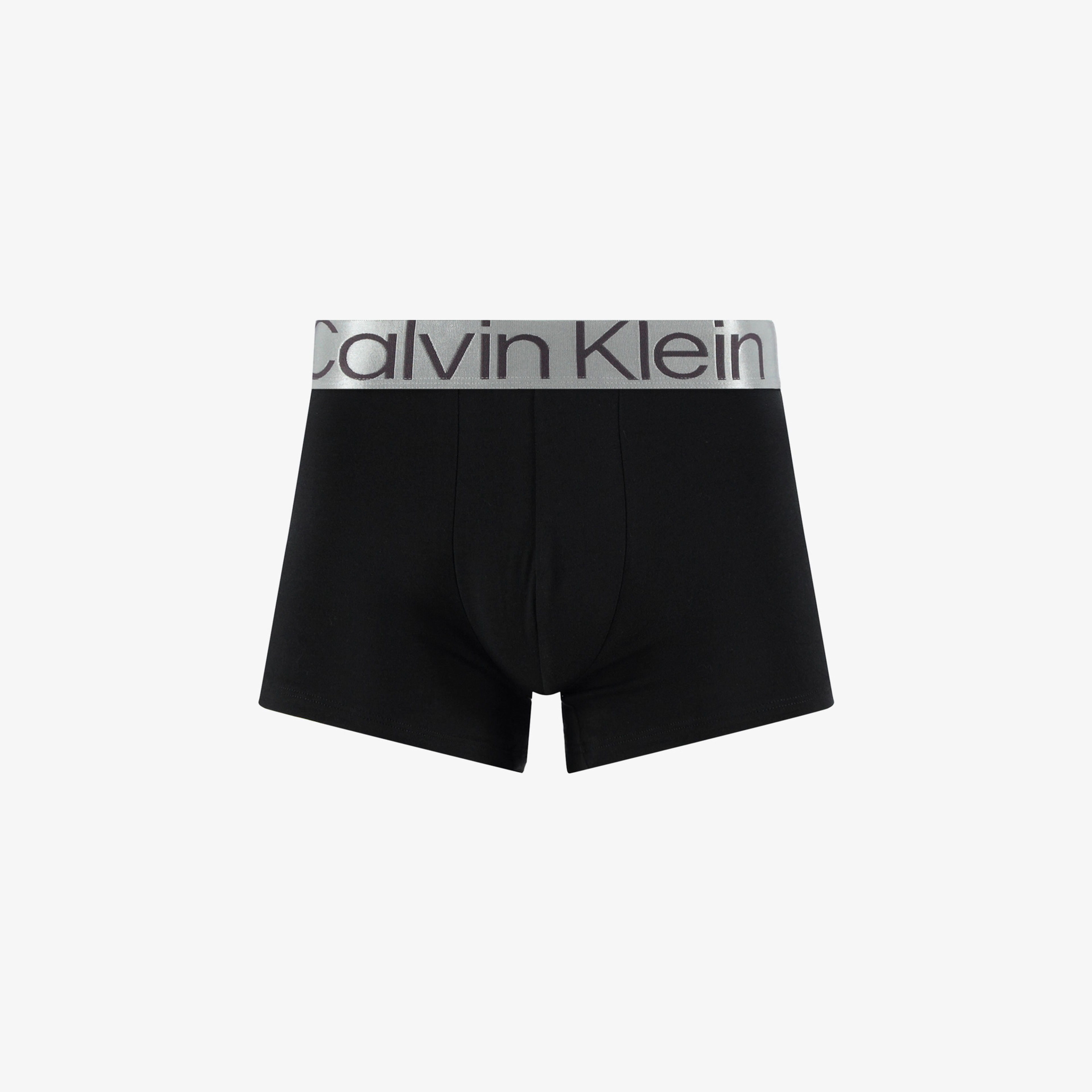 Calvin Klein Trunk Metalik Bantlı 3'lü Erkek Siyah Boxer
