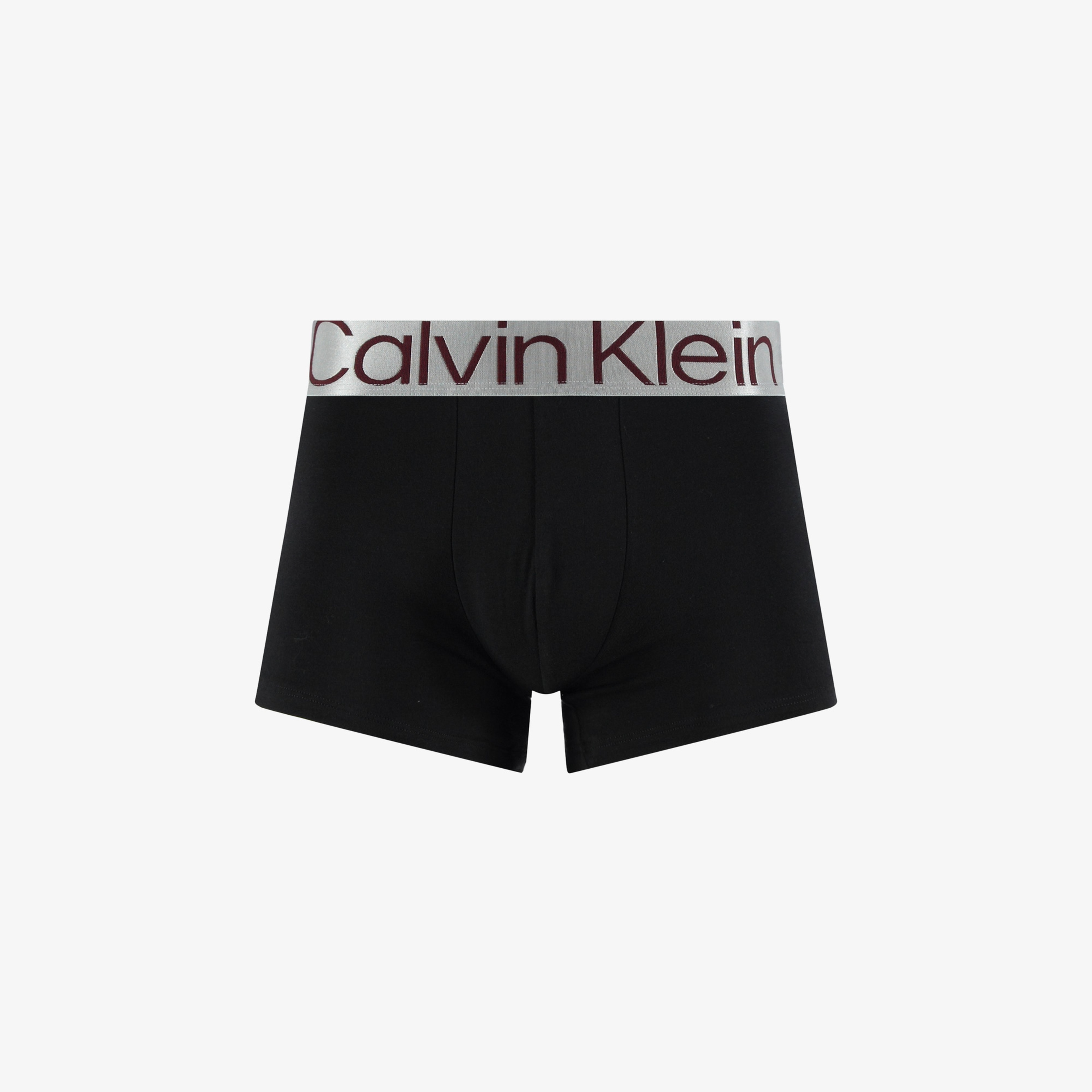Calvin Klein Trunk Metalik Bantlı 3'lü Erkek Siyah Boxer