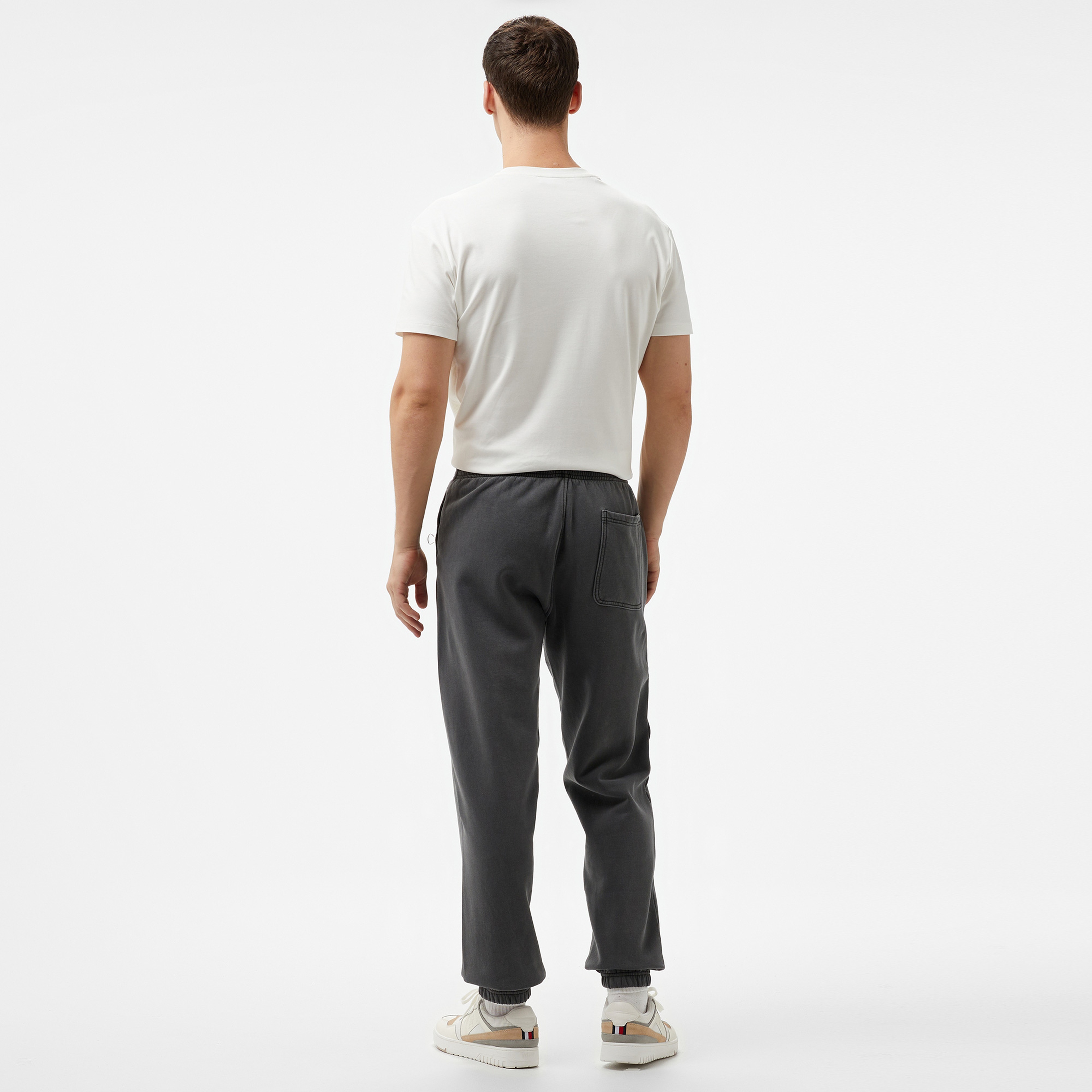 Tommy Jeans Rlx Varsity Erkek Siyah Eşofman Altı