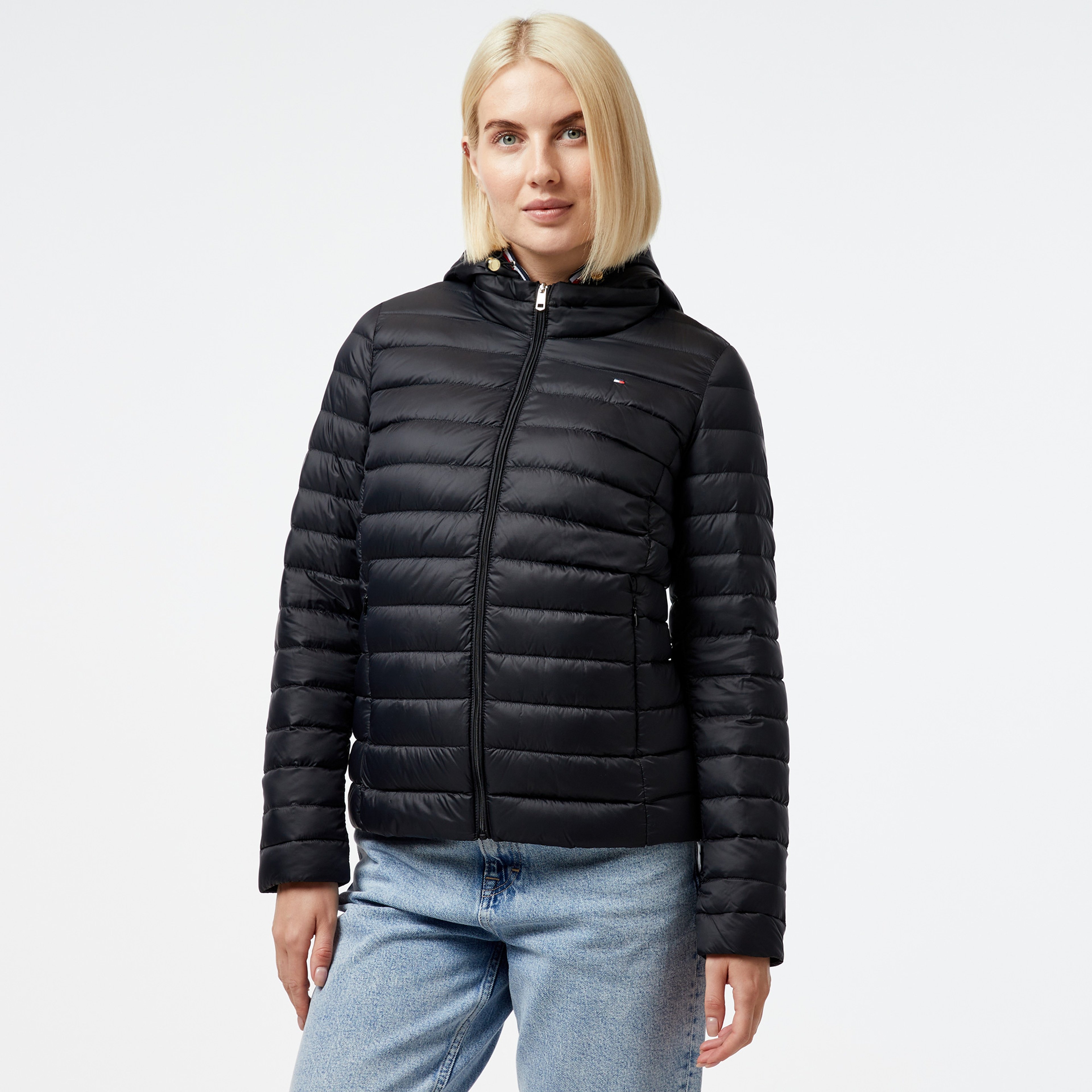 Tommy Hilfiger Kadın Siyah Mont
