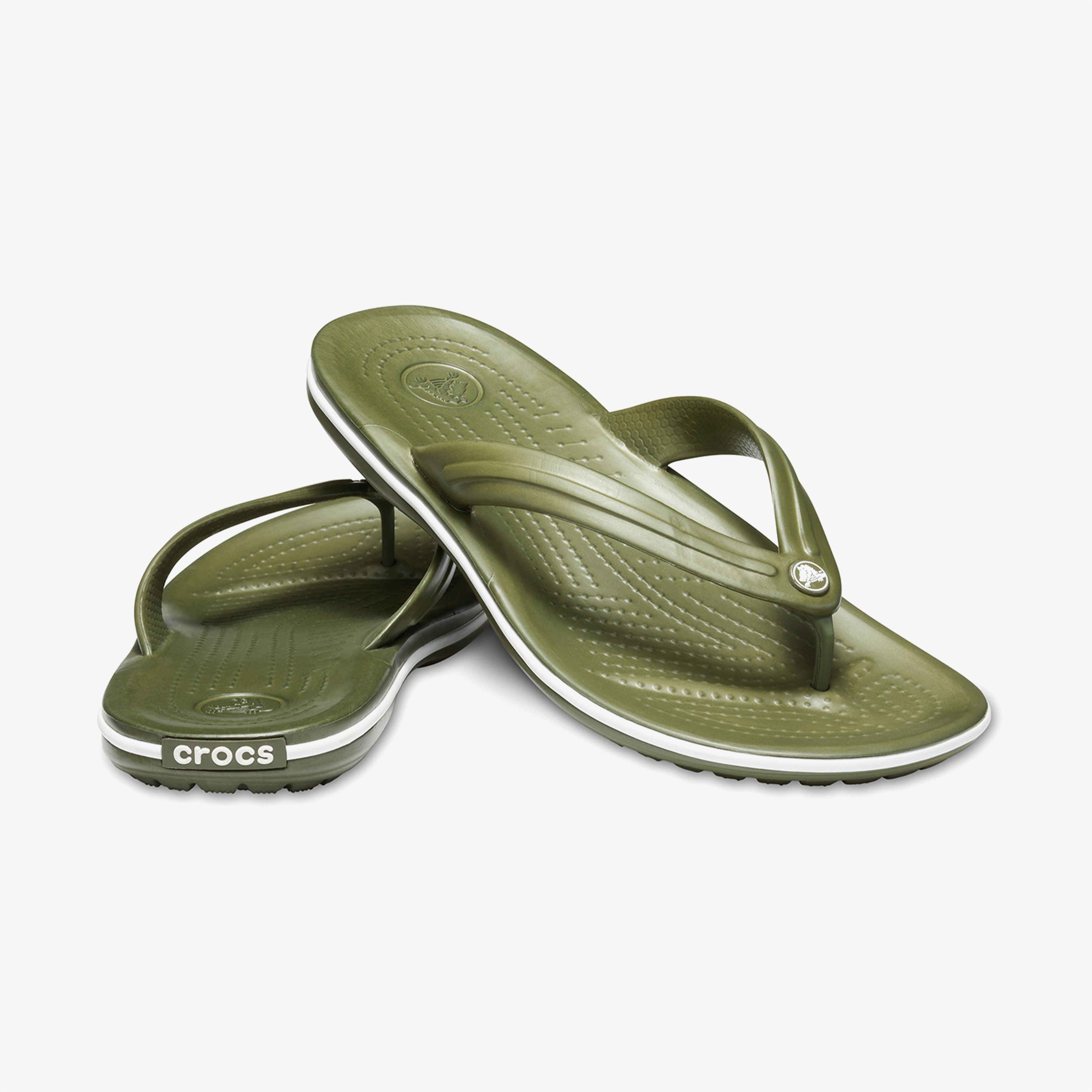 Crocs Crocband Flip Erkek Haki Terlik