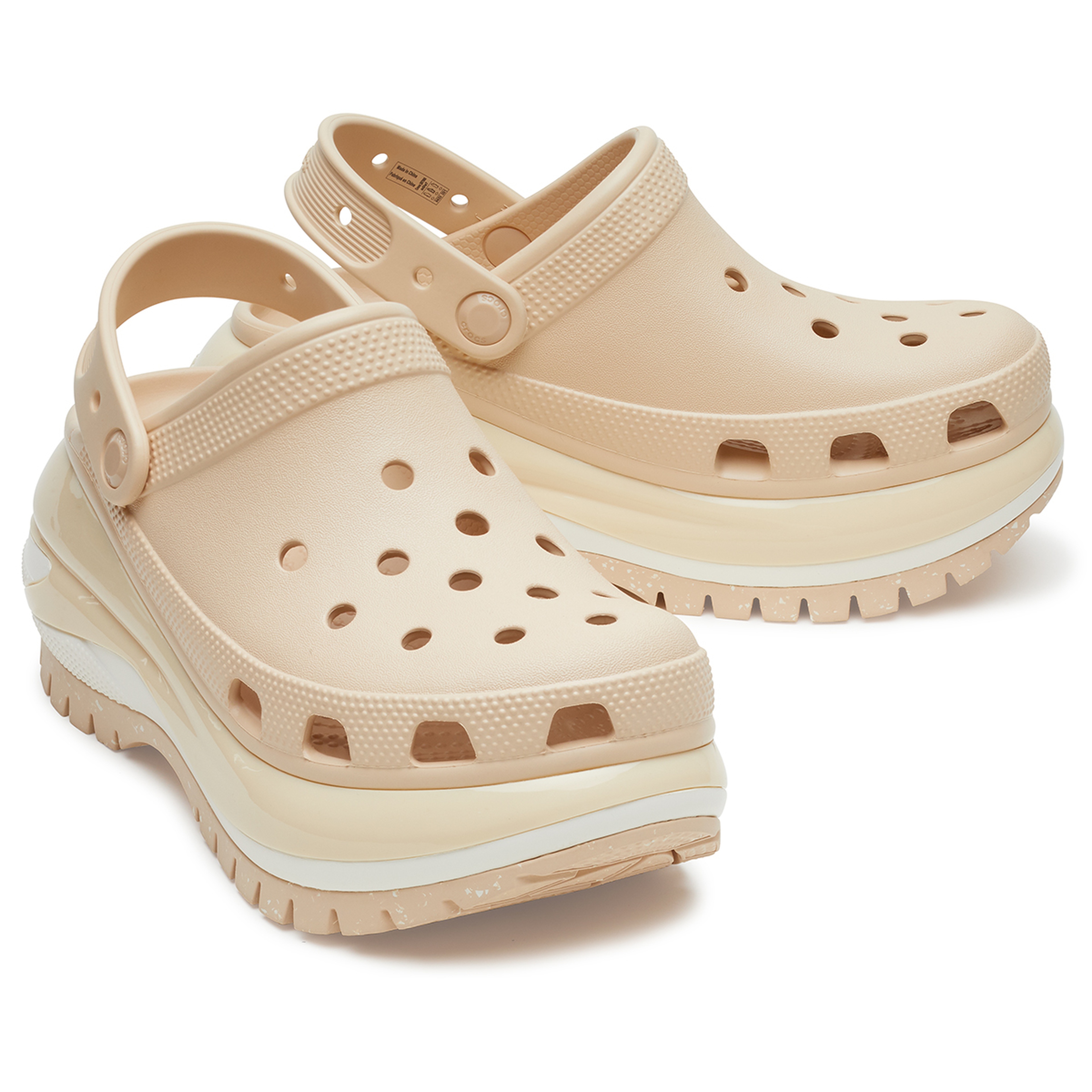 Crocs Classic Mega Crush Platform  Kadın Krem Terlik